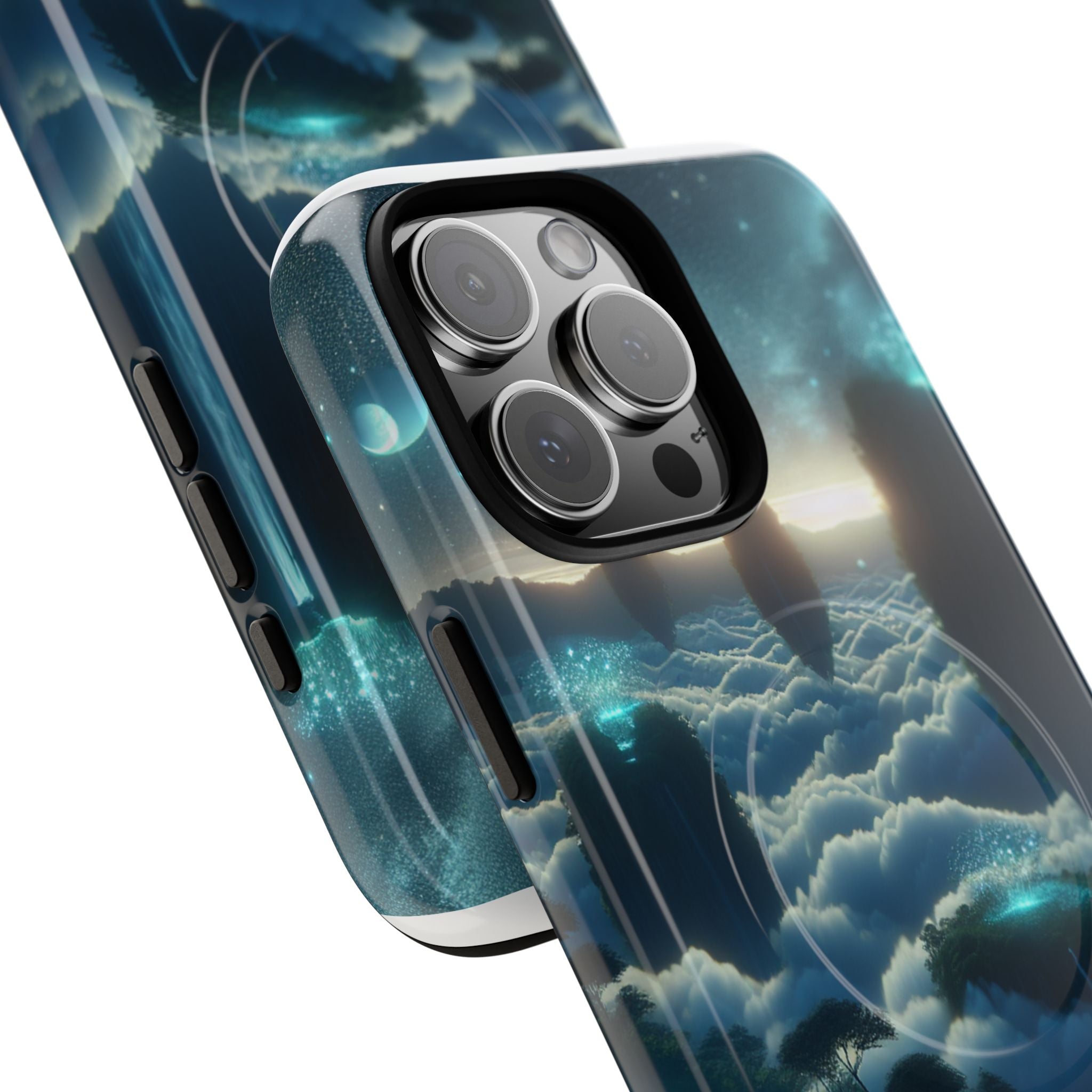 Dreamy Landscape Magnetic Phone Case, Tough Armor Cover, Cosmic Gift, Aesthetic Case for Cell Phones, Unique Phone Accessory