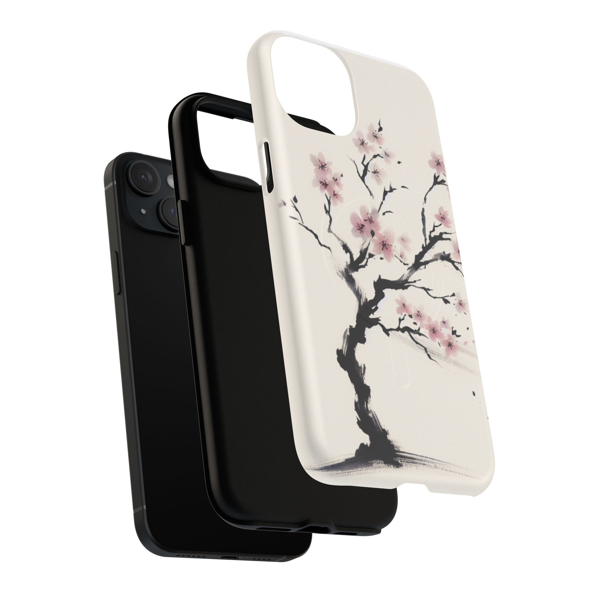 Cherry Blossom Tough Case, Floral Phone Cover, Protective Phone Case, Spring Gift, Unique Cell Phone Case