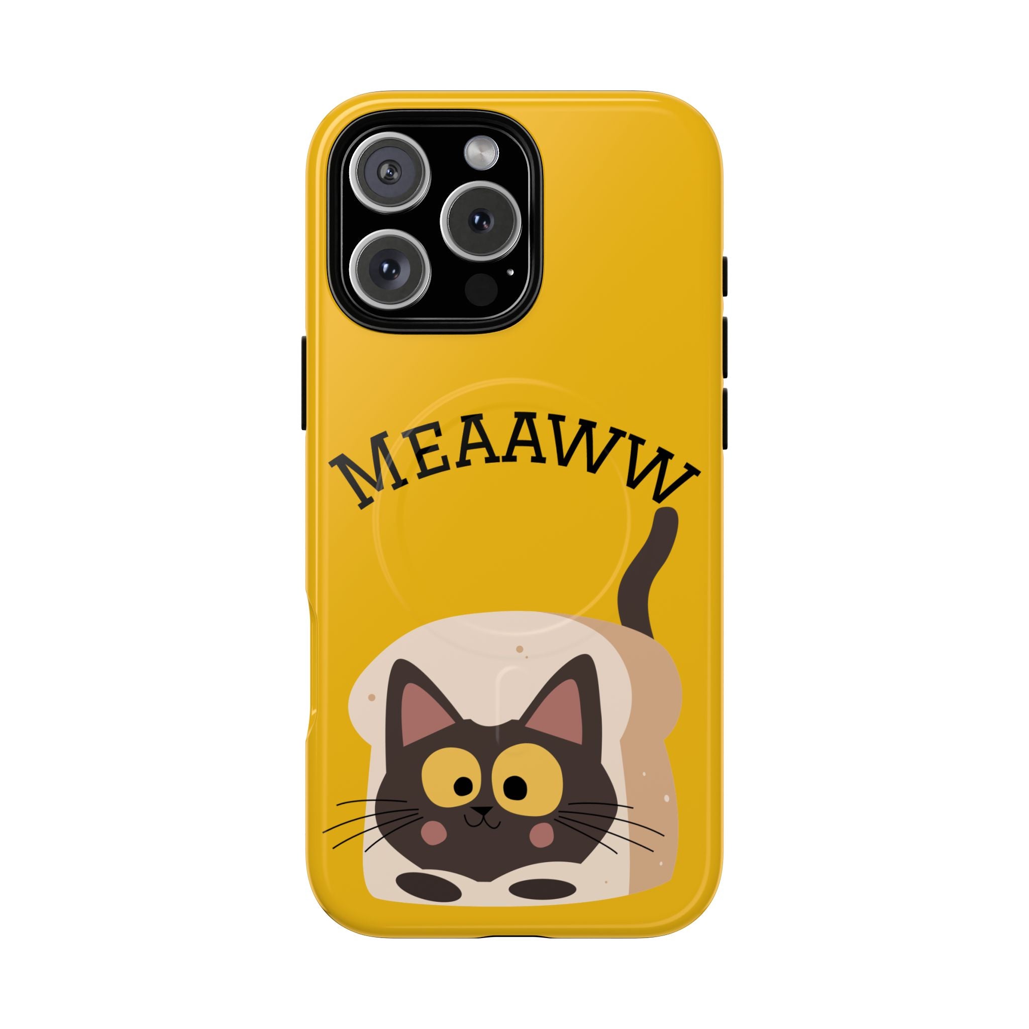 Funny Cat Phone Case for Pet Lovers, Tough Magnetic Cases, Cute Cat Accessory, Gift for Cat Owners, Unique Cat Themed Gift