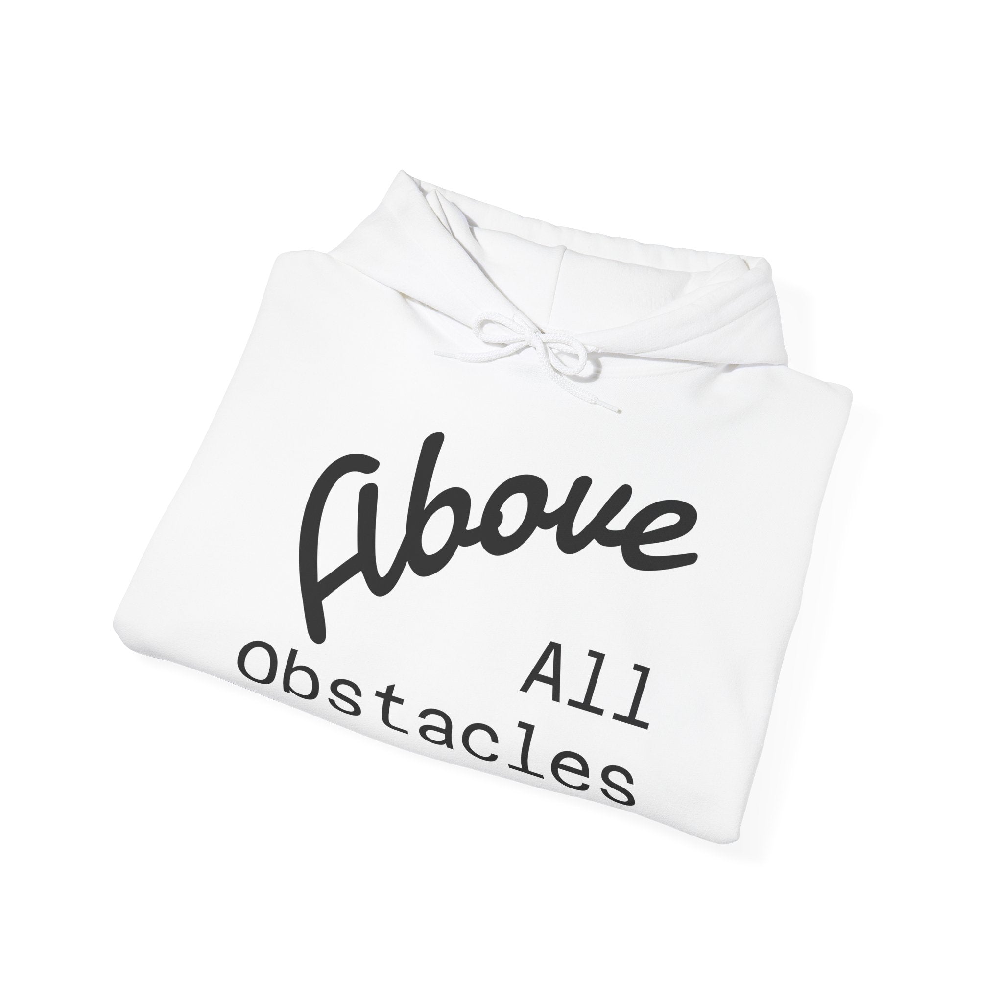 Above All Obstacles Hoodie - Motivational Sweatshirt, Unisex Graphic Hooded Sweatshirt, Gift for Dreamers, Travel Inspired Apparel, [...]