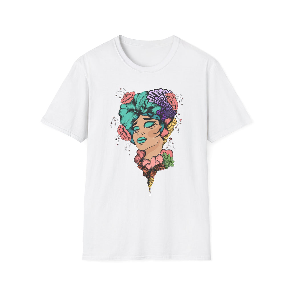 Stylish Floral T-Shirt with Vibrant Graphic, Unisex Tee, Casual Wear, Gifts for Her, Spring Fashion, Festival Outfits