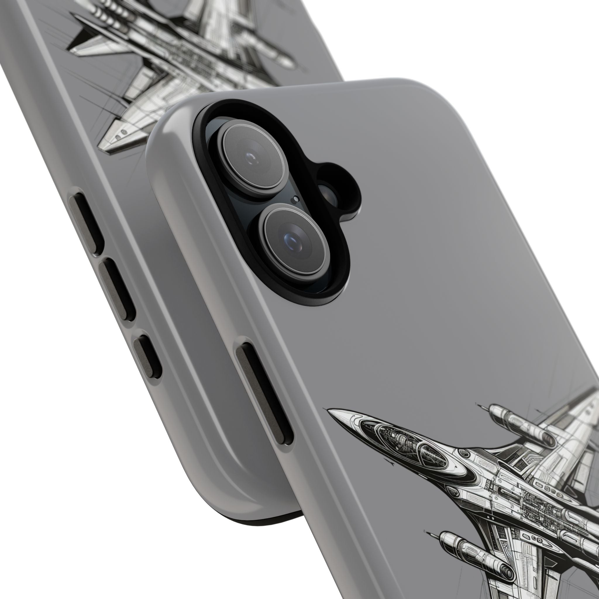Tough Cases - Airplane Phone Case, Fighter Jet Design, Gift for Aviation Lovers, Durable Protection, Cool Tech Accessories