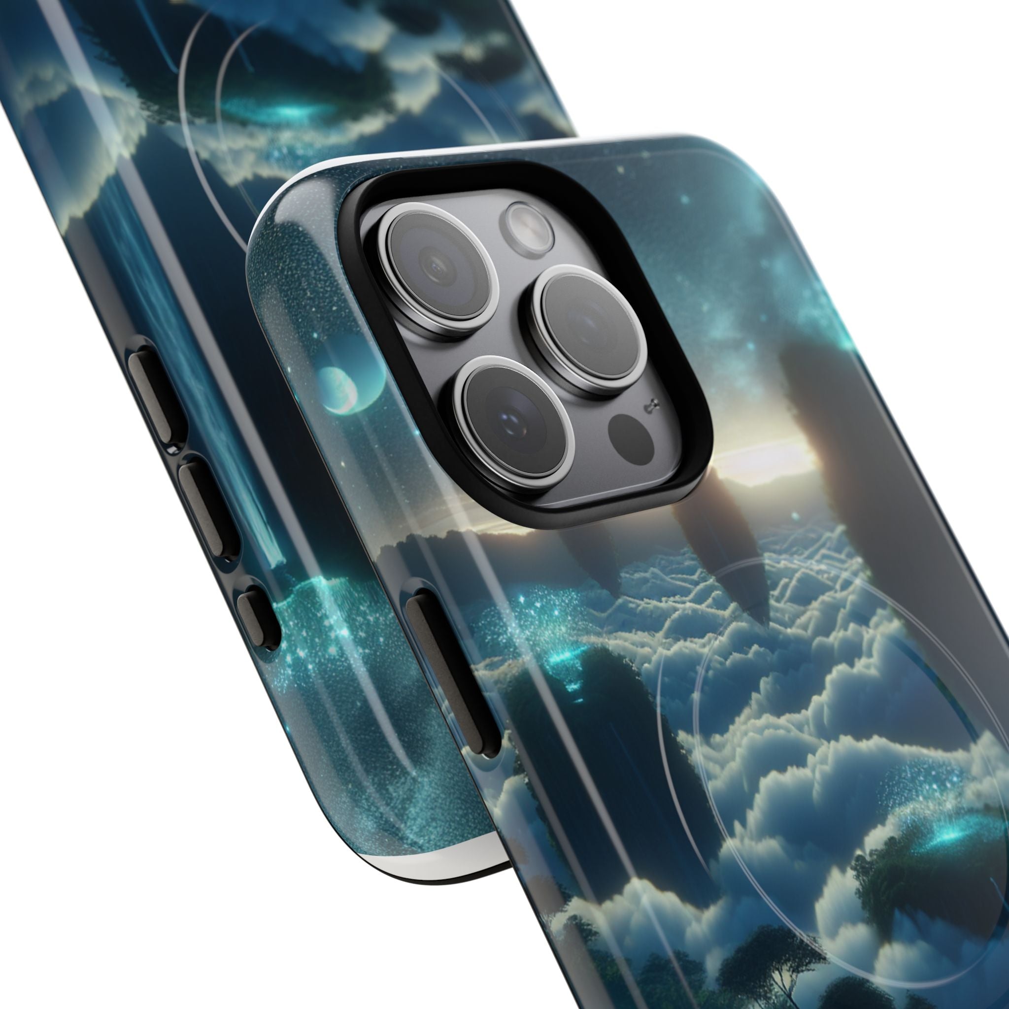 Dreamy Landscape Magnetic Phone Case, Tough Armor Cover, Cosmic Gift, Aesthetic Case for Cell Phones, Unique Phone Accessory