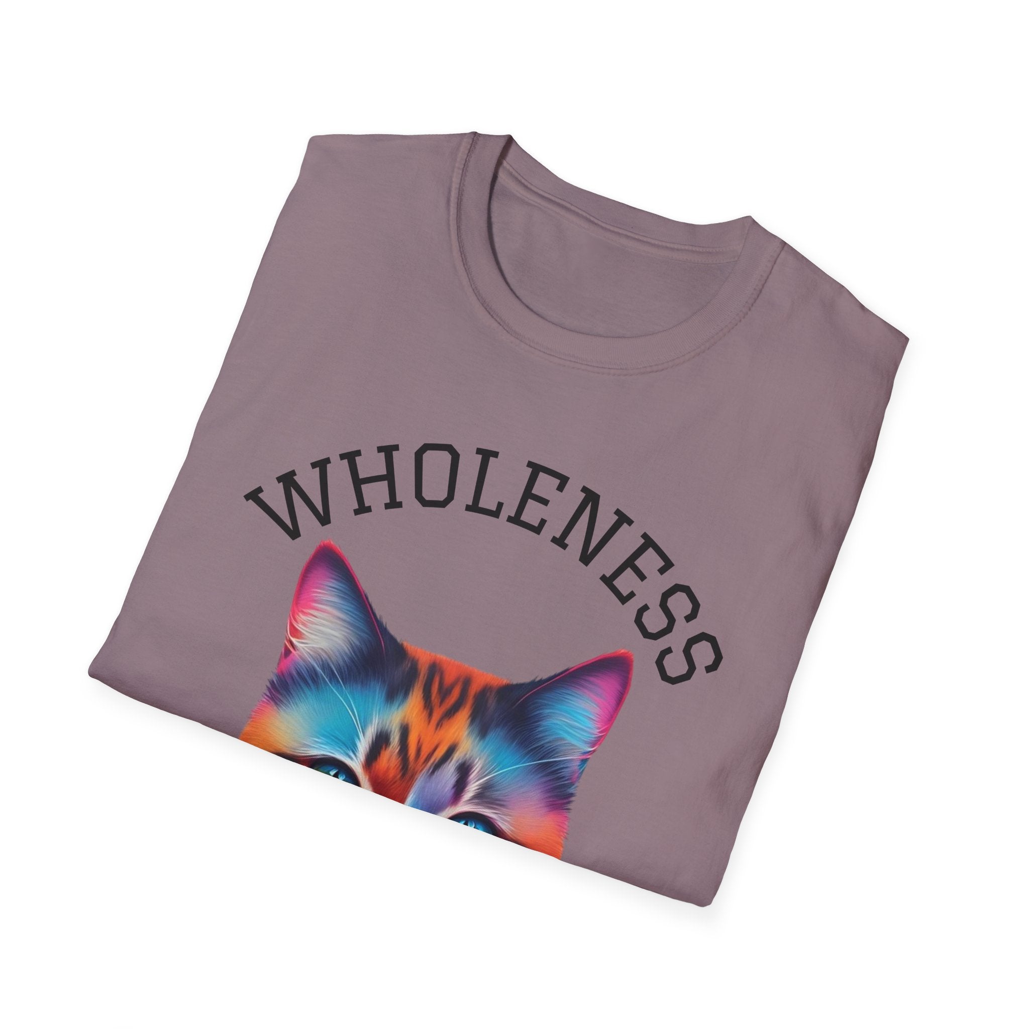 Colorful Cat Wholeness Unisex Softstyle T-Shirt
