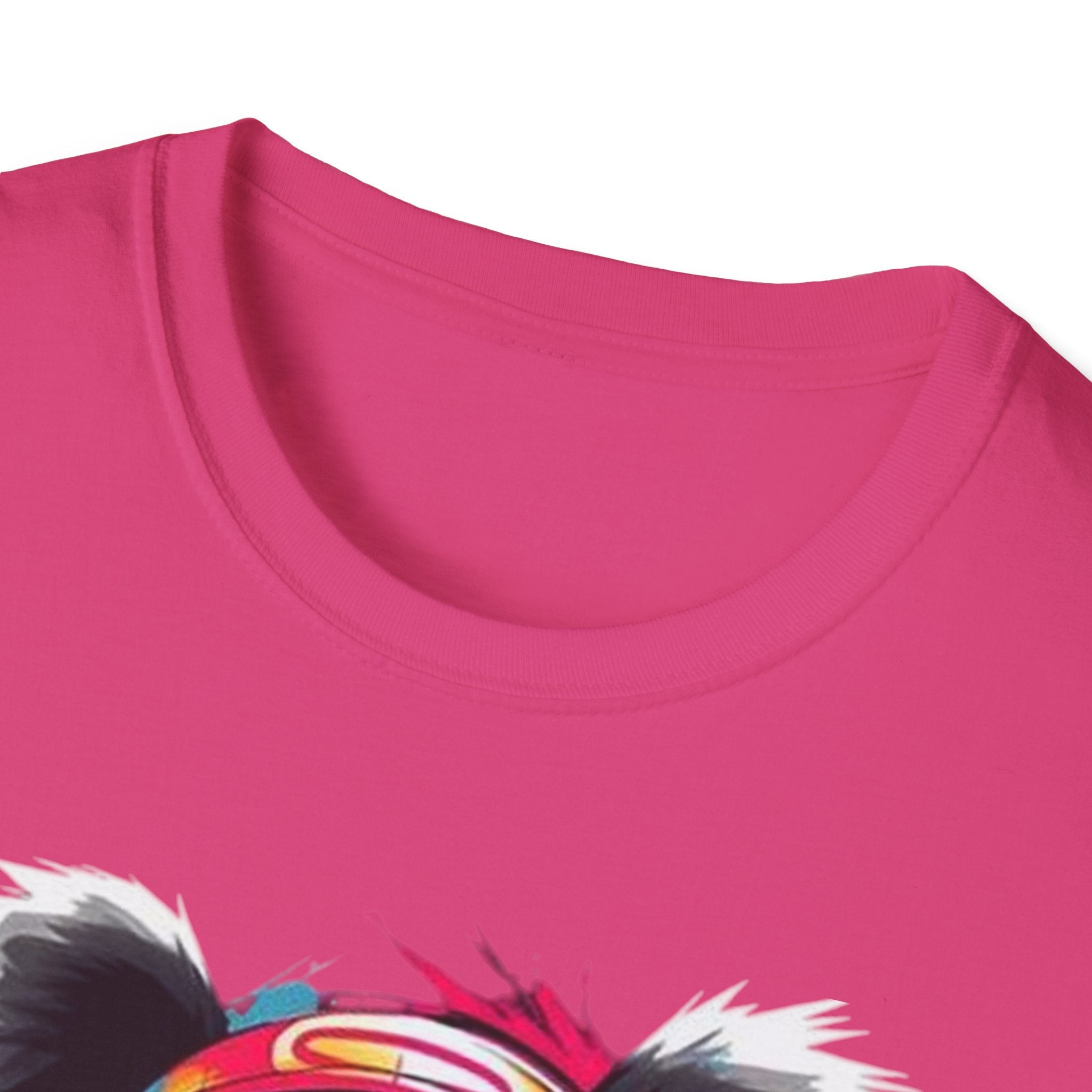 Colorful Panda Graphic Unisex T-Shirt | Cute Animal Tee for Casual Wear, Gifts, Eco-Friendly Fashion, Birthday Party