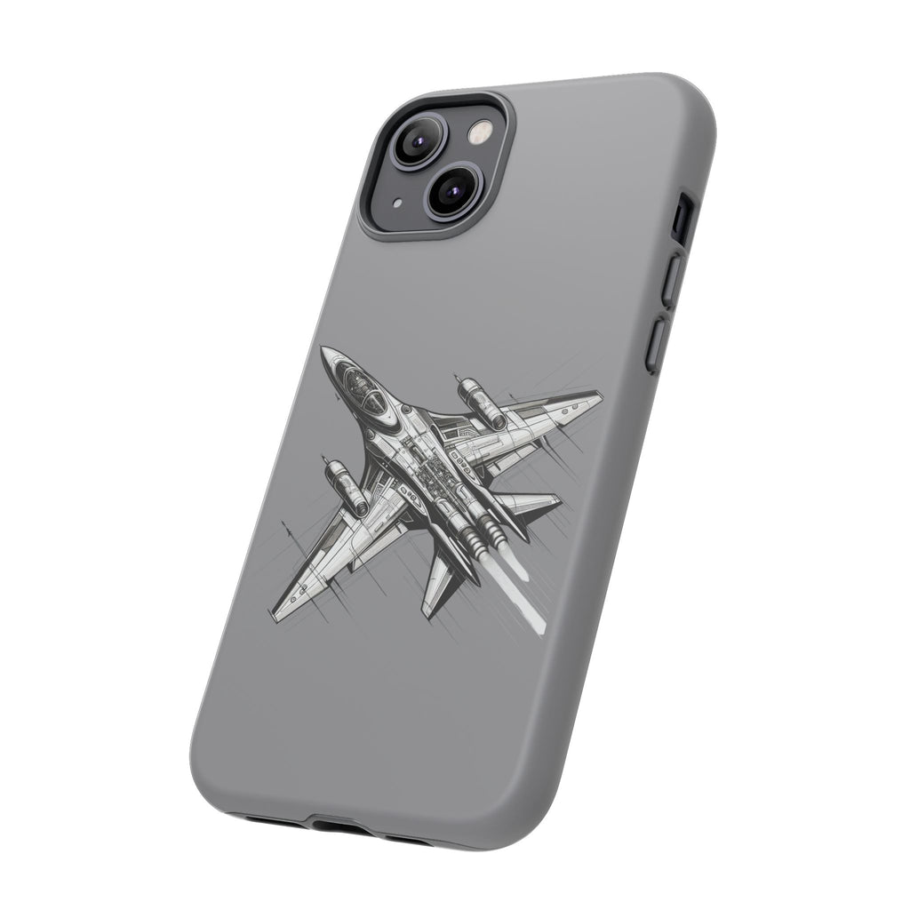 Tough Cases - Airplane Phone Case, Fighter Jet Design, Gift for Aviation Lovers, Durable Protection, Cool Tech Accessories