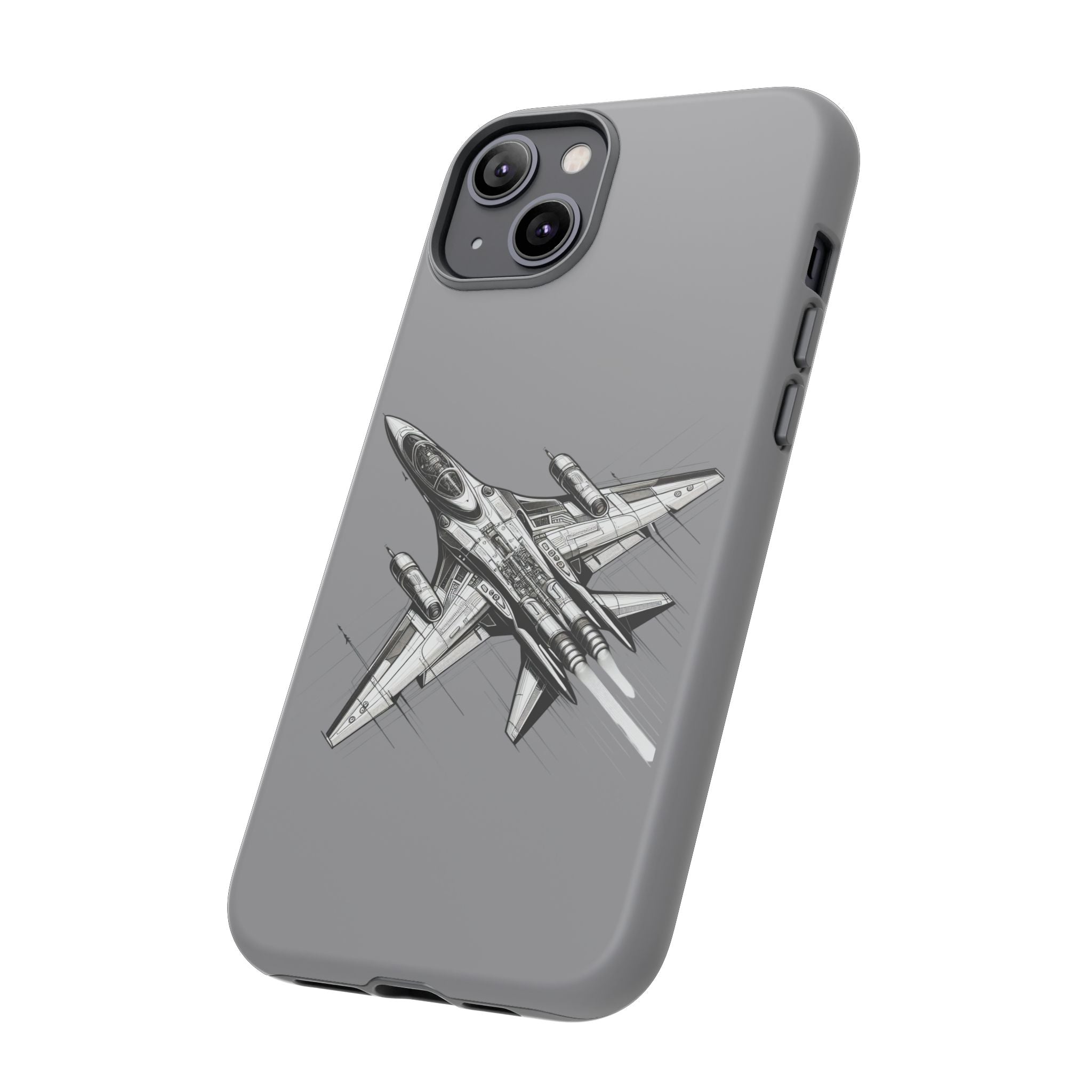 Tough Cases - Airplane Phone Case, Fighter Jet Design, Gift for Aviation Lovers, Durable Protection, Cool Tech Accessories