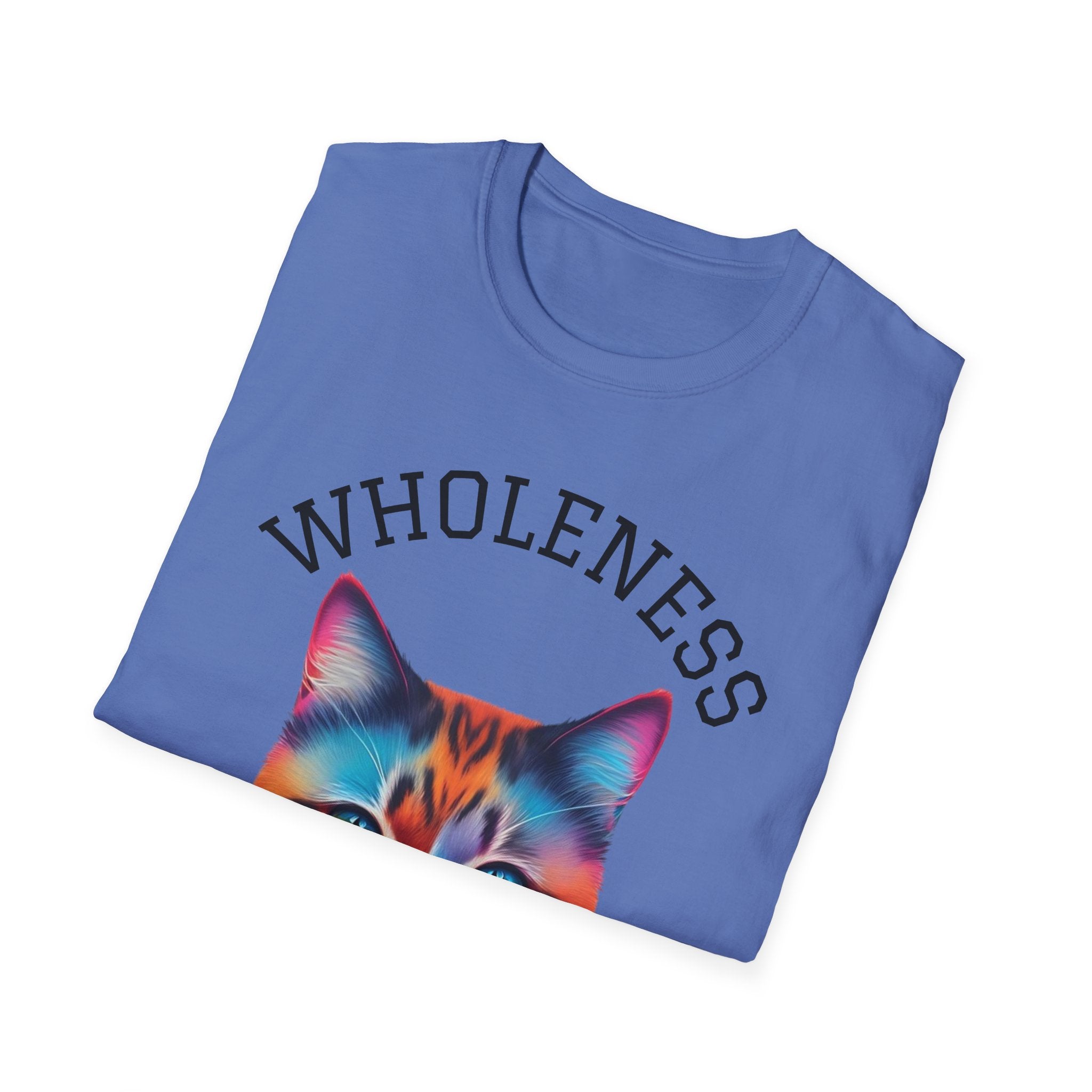 Colorful Cat Wholeness Unisex Softstyle T-Shirt