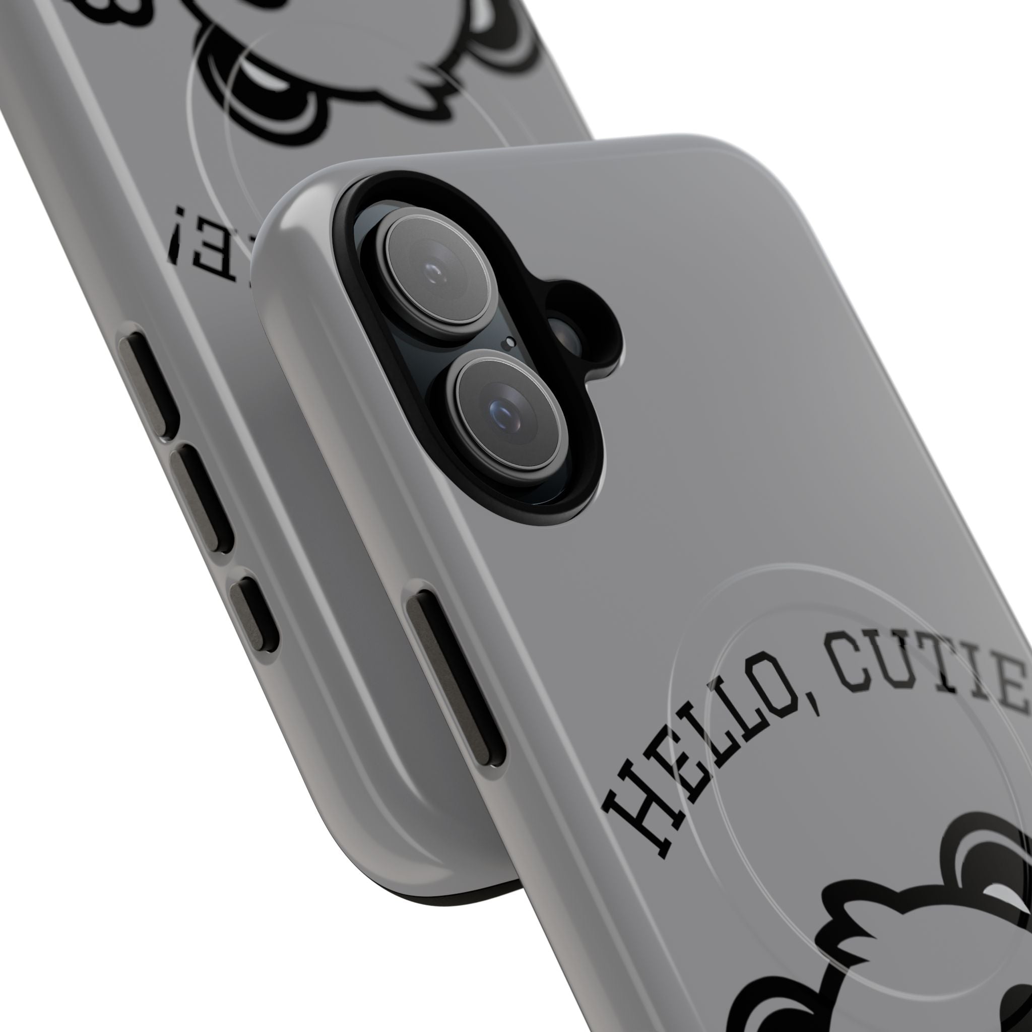 Cute Panda Phone Case, Tough Magnetic Cases for iPhone, Hello Cutie Design, Fun Gift for Kids, Unique Tech Accessories