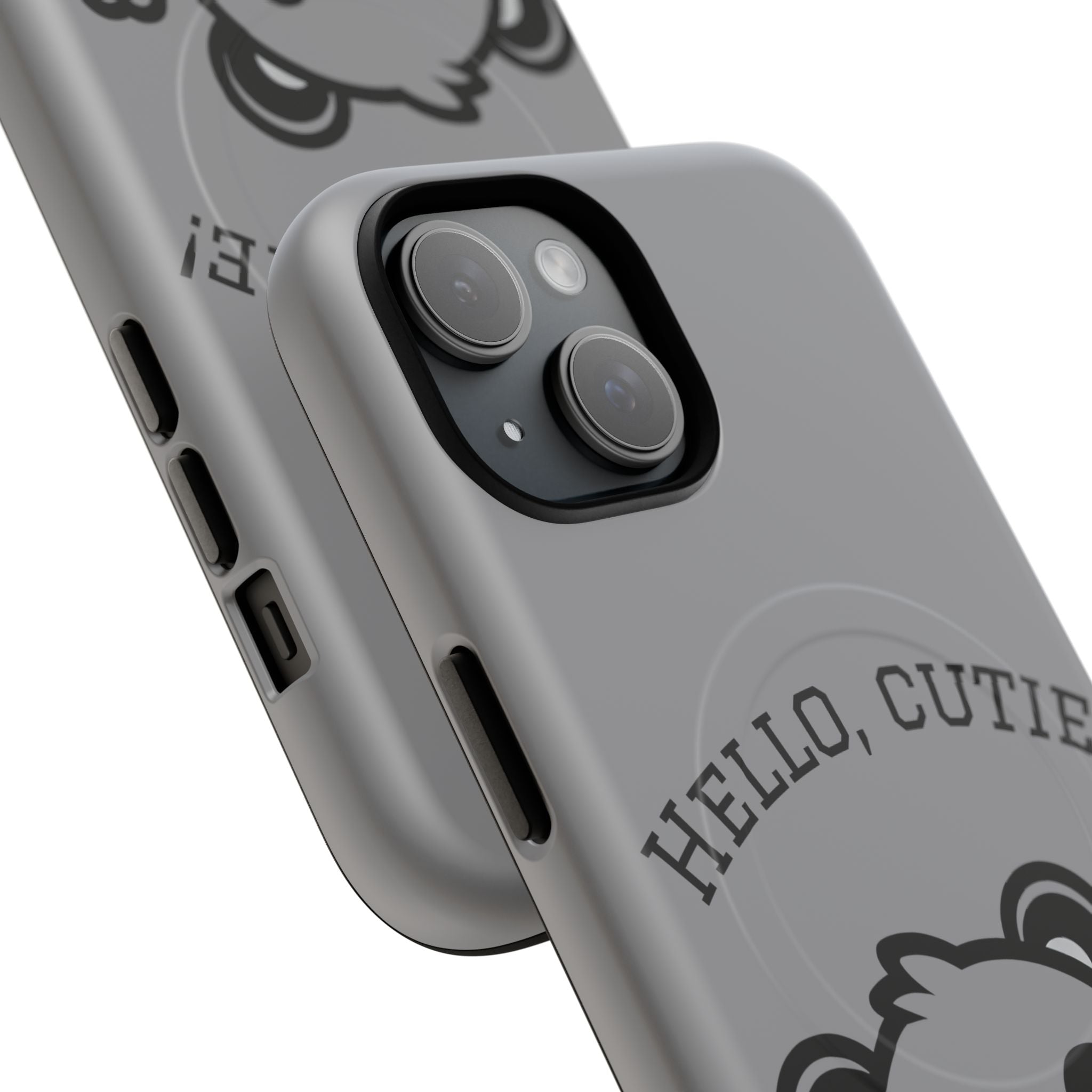 Cute Panda Phone Case, Tough Magnetic Cases for iPhone, Hello Cutie Design, Fun Gift for Kids, Unique Tech Accessories