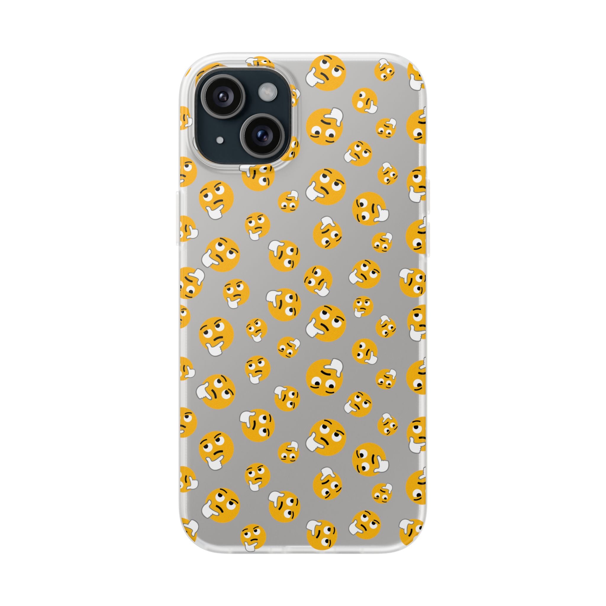 Cheerful Emoji Phone Cases, Cute Flexi Cases for iPhone, Fun Cell Phone Accessories, Gift for Teens, Birthday Party Favor
