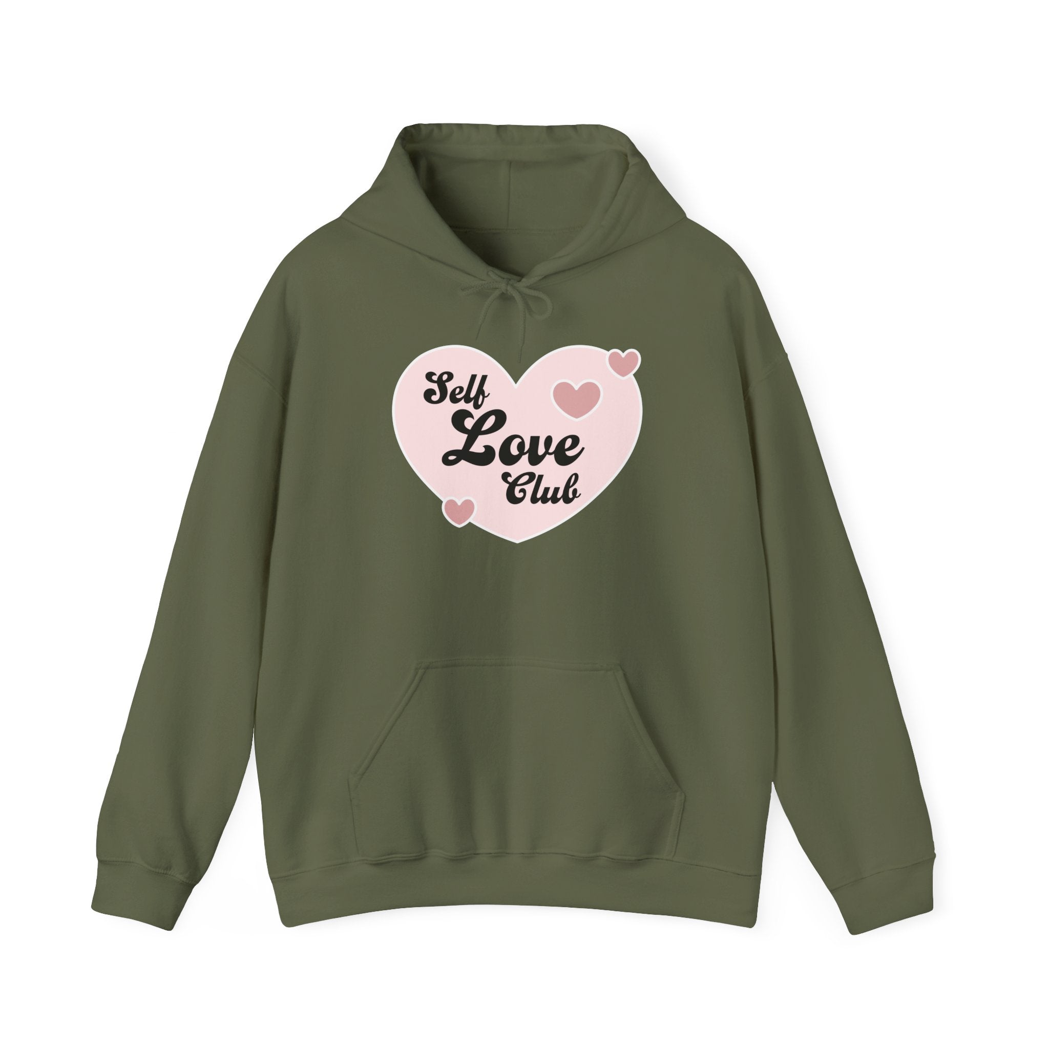 Self Love Club Hoodie, Unisex Sweatshirt, Cozy Hooded Sweatshirt, Perfect for Self-Care, Valentine's Day Gift, Comfort Wear