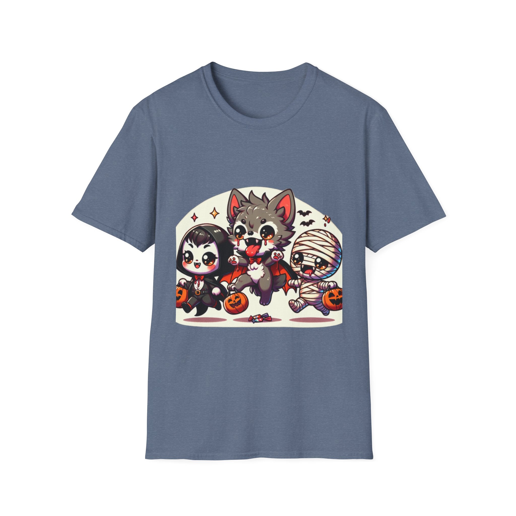 Cute Halloween Kids T-Shirt, Unisex Tee for Fall Festivals, Trick or Treat, Costume Party, Gift Idea