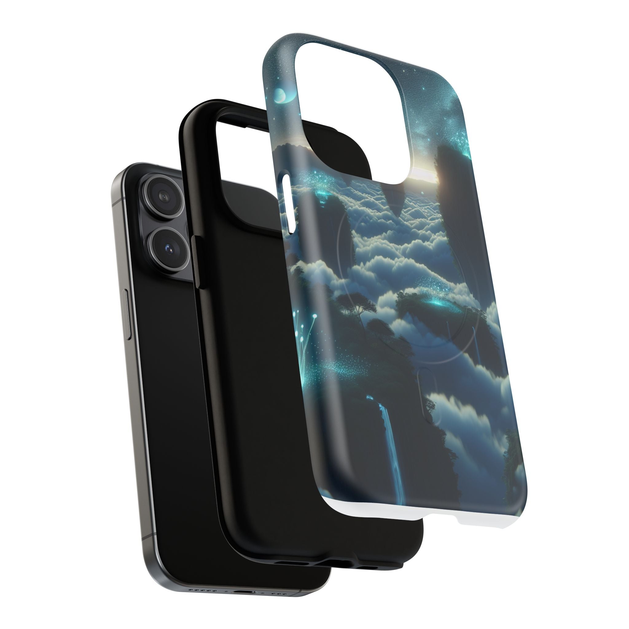 Dreamy Landscape Magnetic Phone Case, Tough Armor Cover, Cosmic Gift, Aesthetic Case for Cell Phones, Unique Phone Accessory