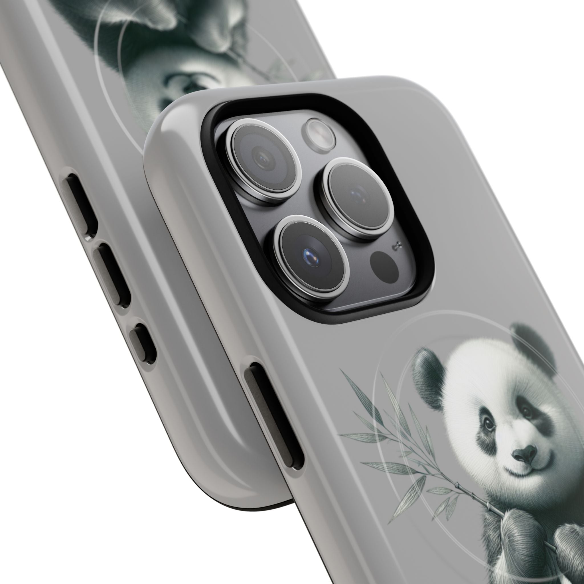 Cute Panda Magnetic Phone Case, Durable Phone Cover, Gift for Animal Lovers, Cute Phone Accessory, Stylish Protection Case