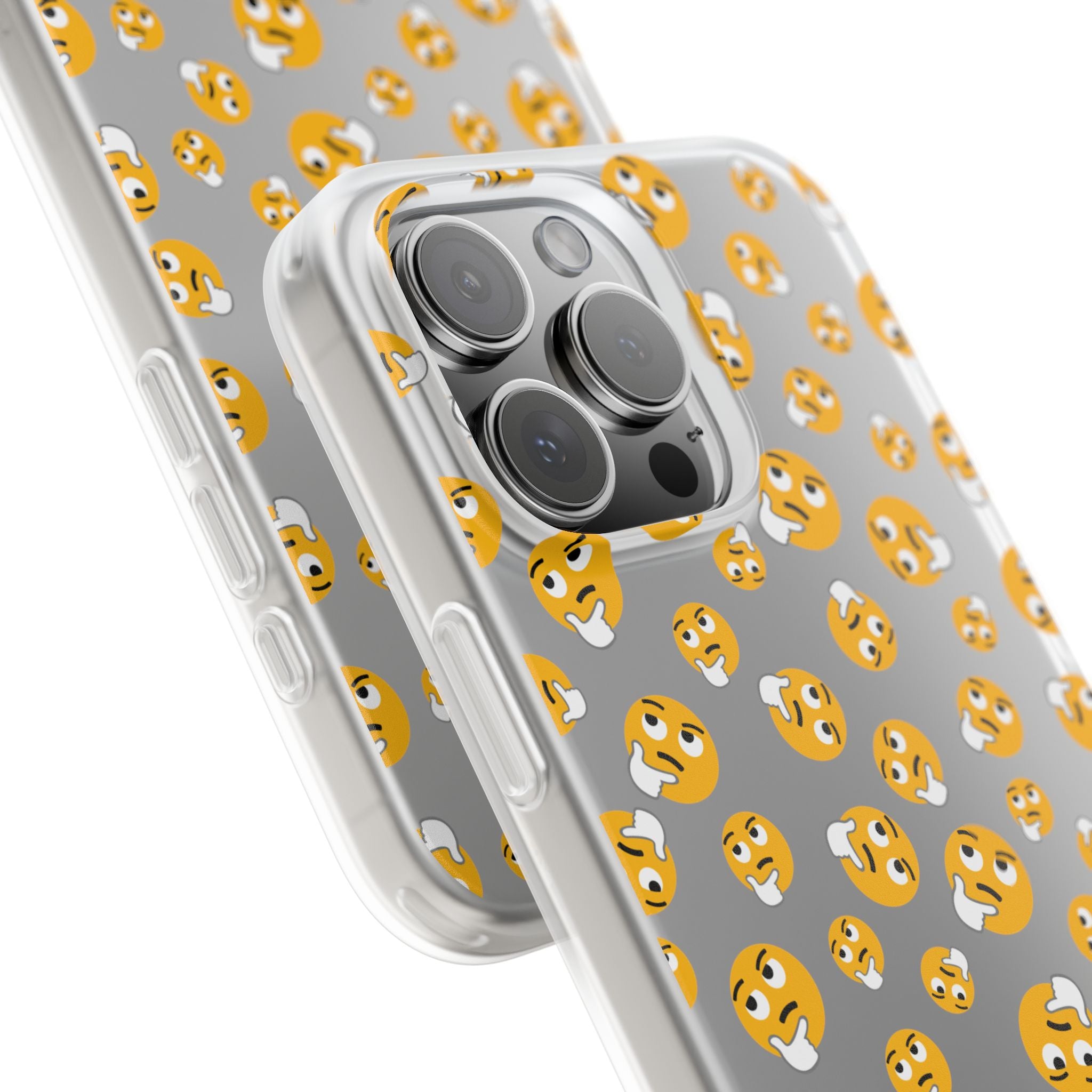 Cheerful Emoji Phone Cases, Cute Flexi Cases for iPhone, Fun Cell Phone Accessories, Gift for Teens, Birthday Party Favor