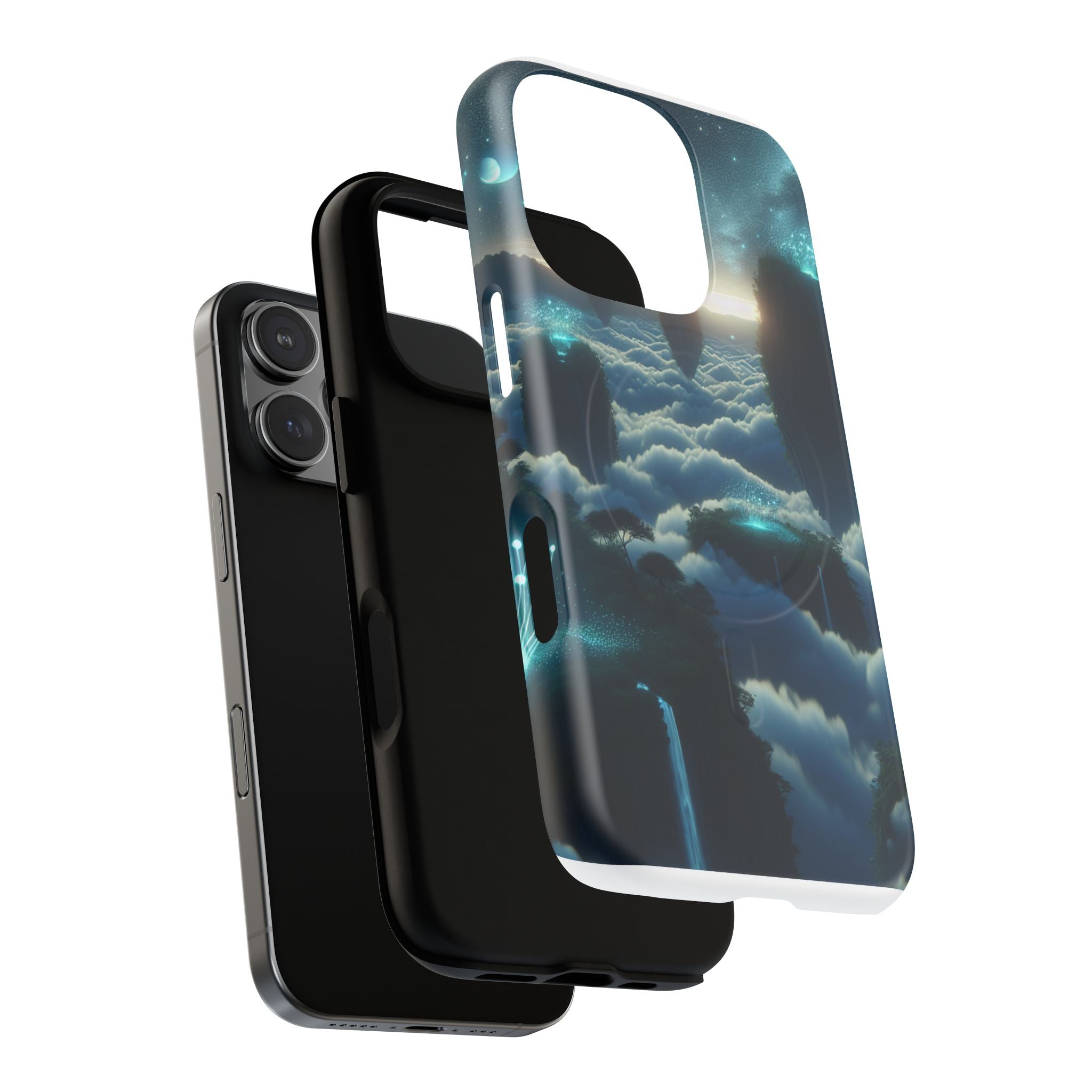 Dreamy Landscape Magnetic Phone Case, Tough Armor Cover, Cosmic Gift, Aesthetic Case for Cell Phones, Unique Phone Accessory