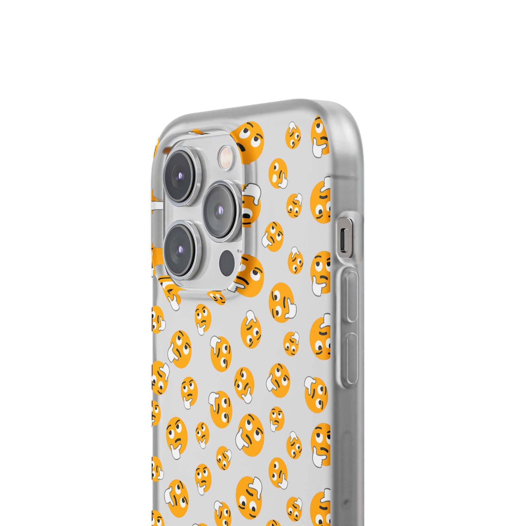 Cheerful Emoji Phone Cases, Cute Flexi Cases for iPhone, Fun Cell Phone Accessories, Gift for Teens, Birthday Party Favor
