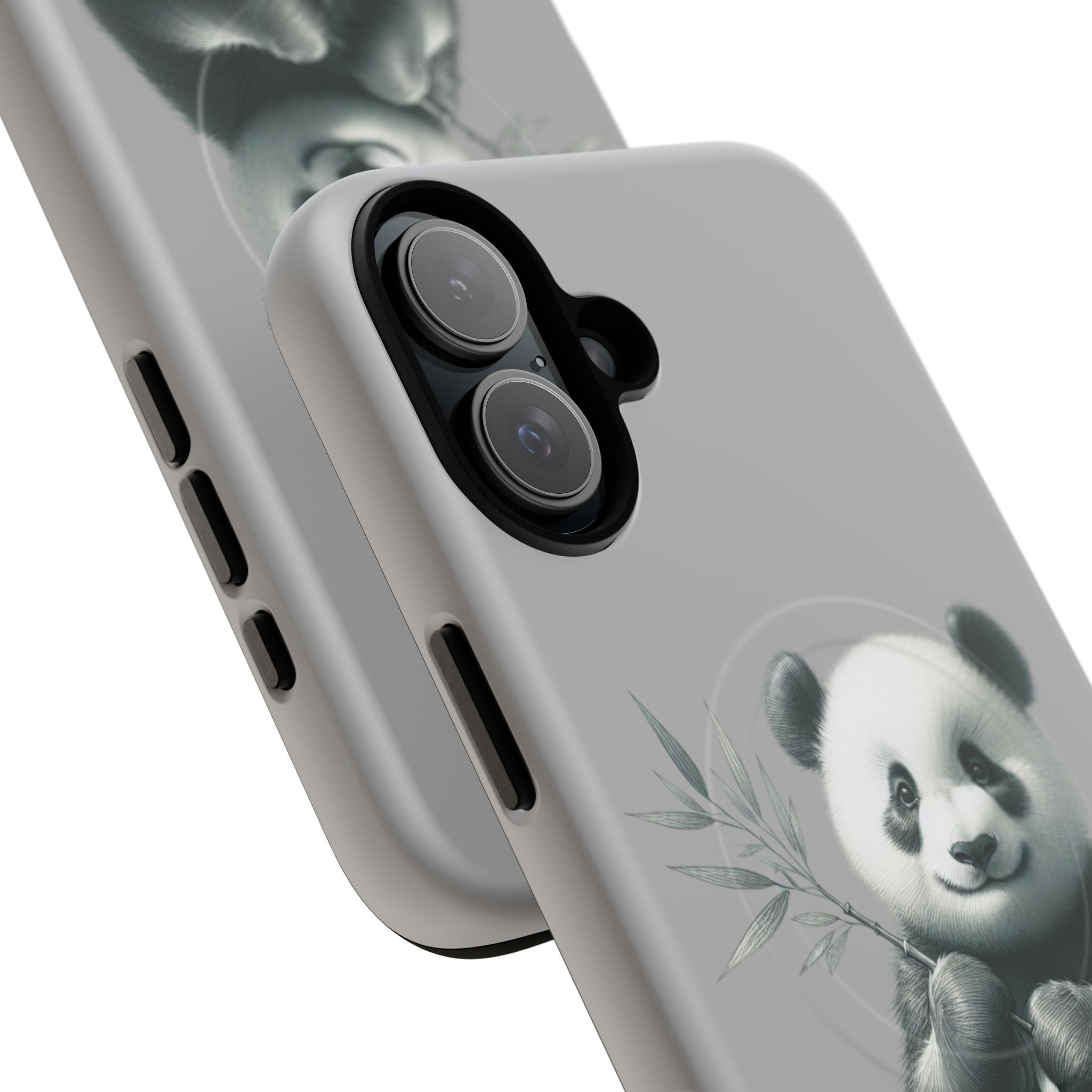 Cute Panda Magnetic Phone Case, Durable Phone Cover, Gift for Animal Lovers, Cute Phone Accessory, Stylish Protection Case