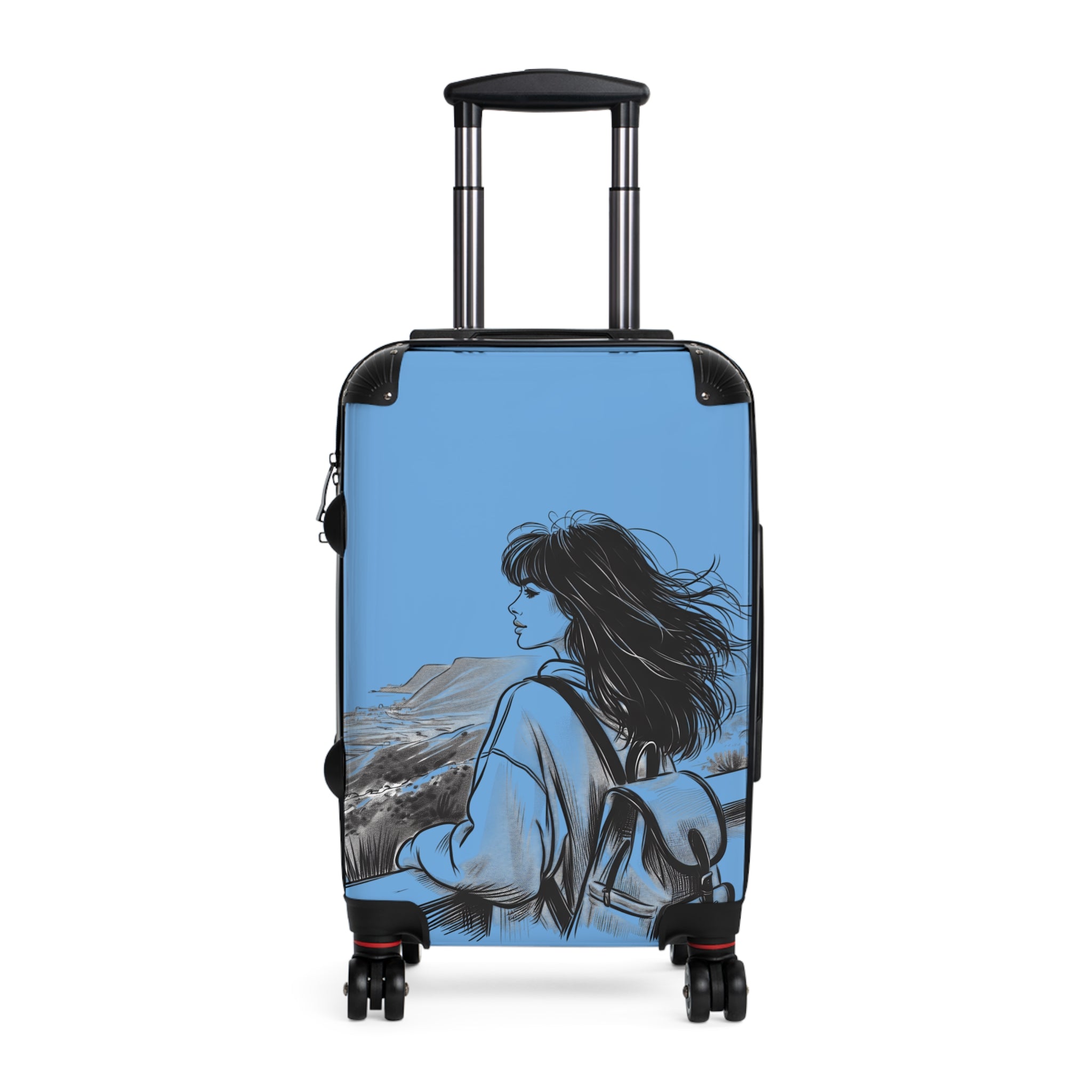 Traveler's Dream Suitcase | Stylish Luggage for Adventurers, Travel Bag, Vacation Essentials, Journey Ready, Unique Travel Gear