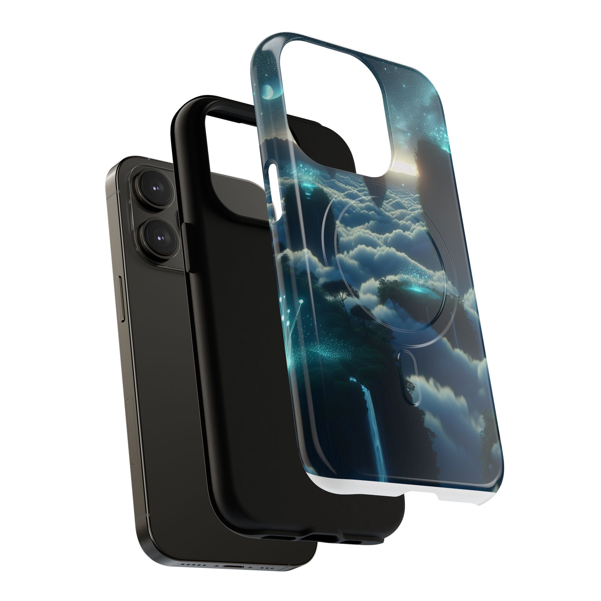 Dreamy Landscape Magnetic Phone Case, Tough Armor Cover, Cosmic Gift, Aesthetic Case for Cell Phones, Unique Phone Accessory