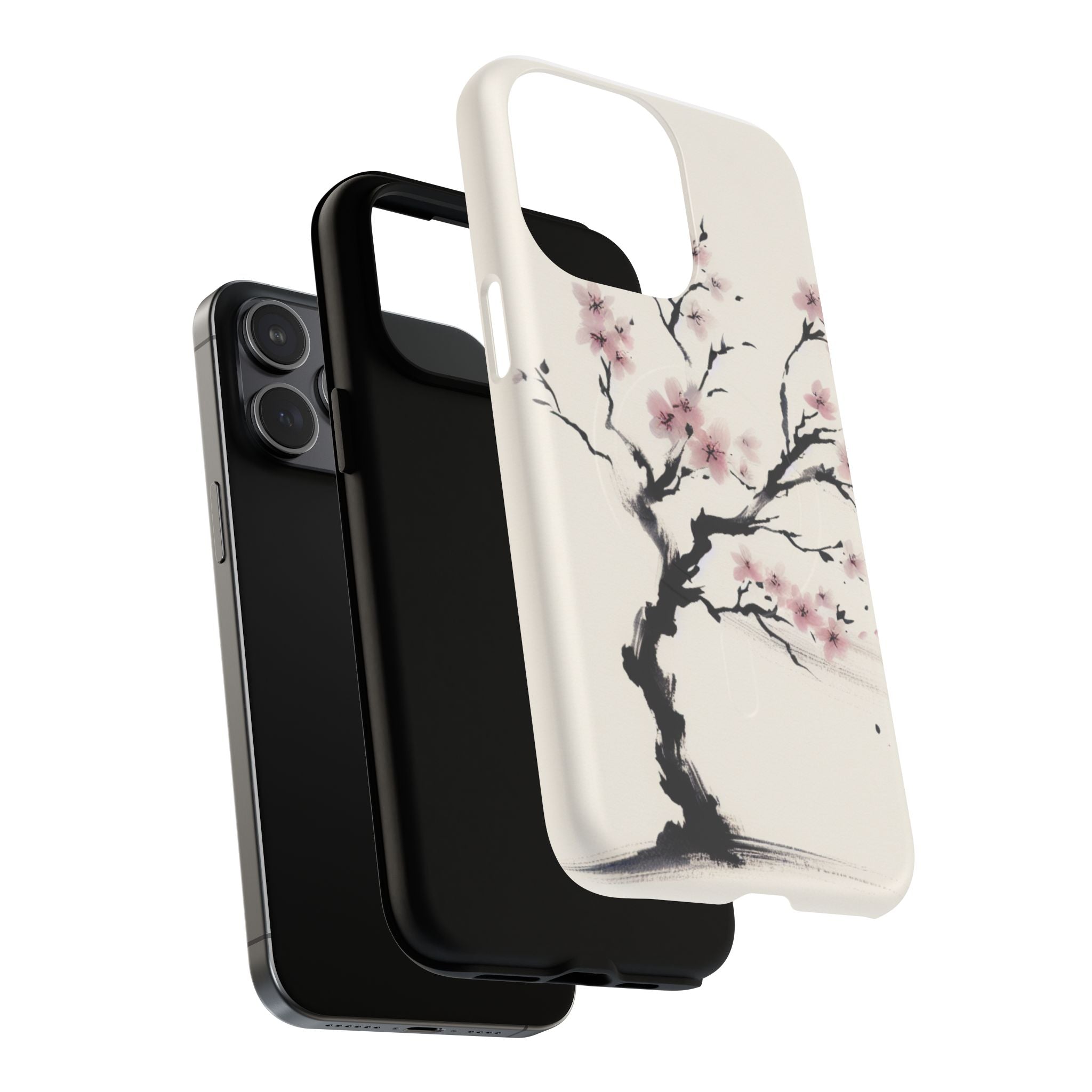 Cherry Blossom Tough Case, Floral Phone Cover, Protective Phone Case, Spring Gift, Unique Cell Phone Case