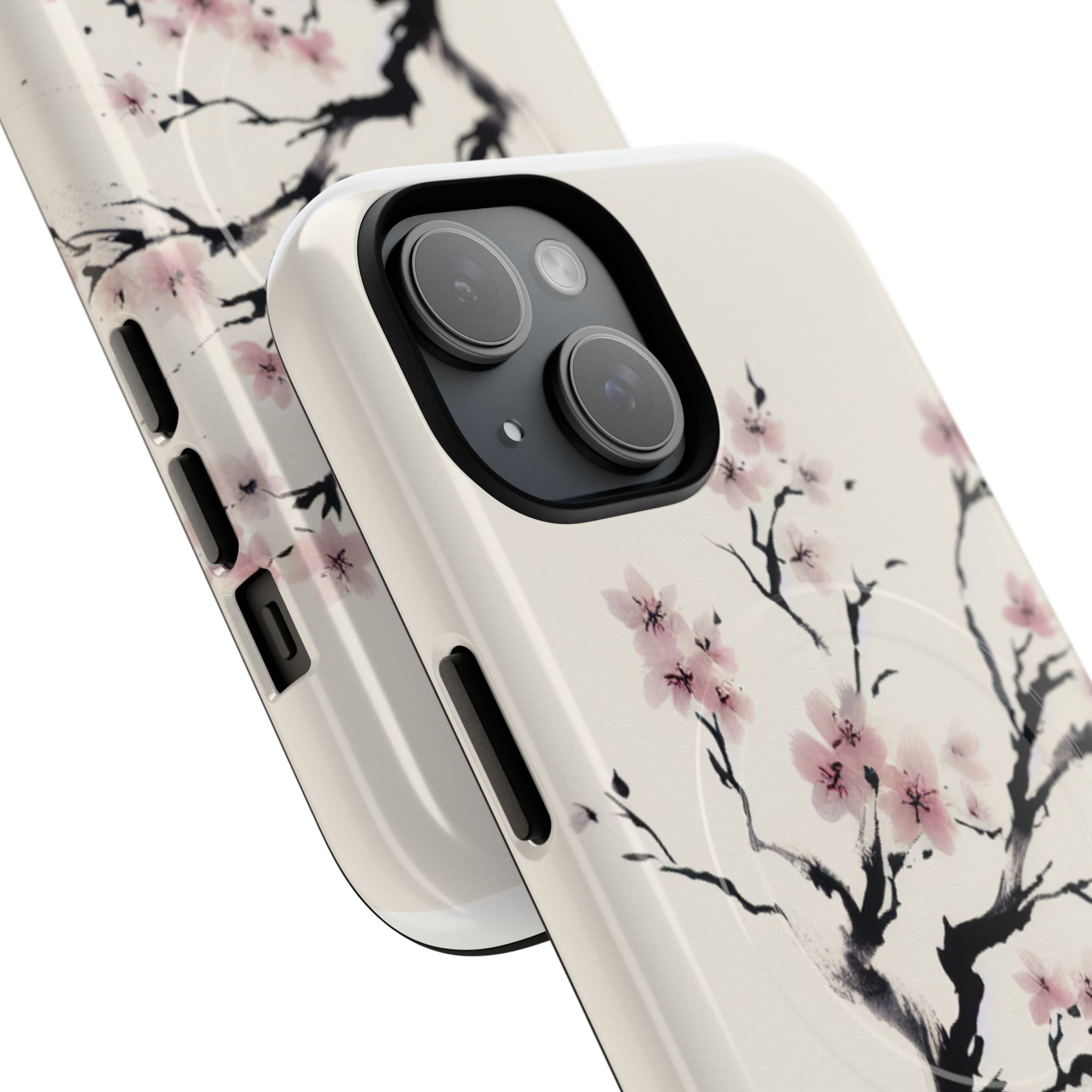 Cherry Blossom Tough Case, Floral Phone Cover, Protective Phone Case, Spring Gift, Unique Cell Phone Case