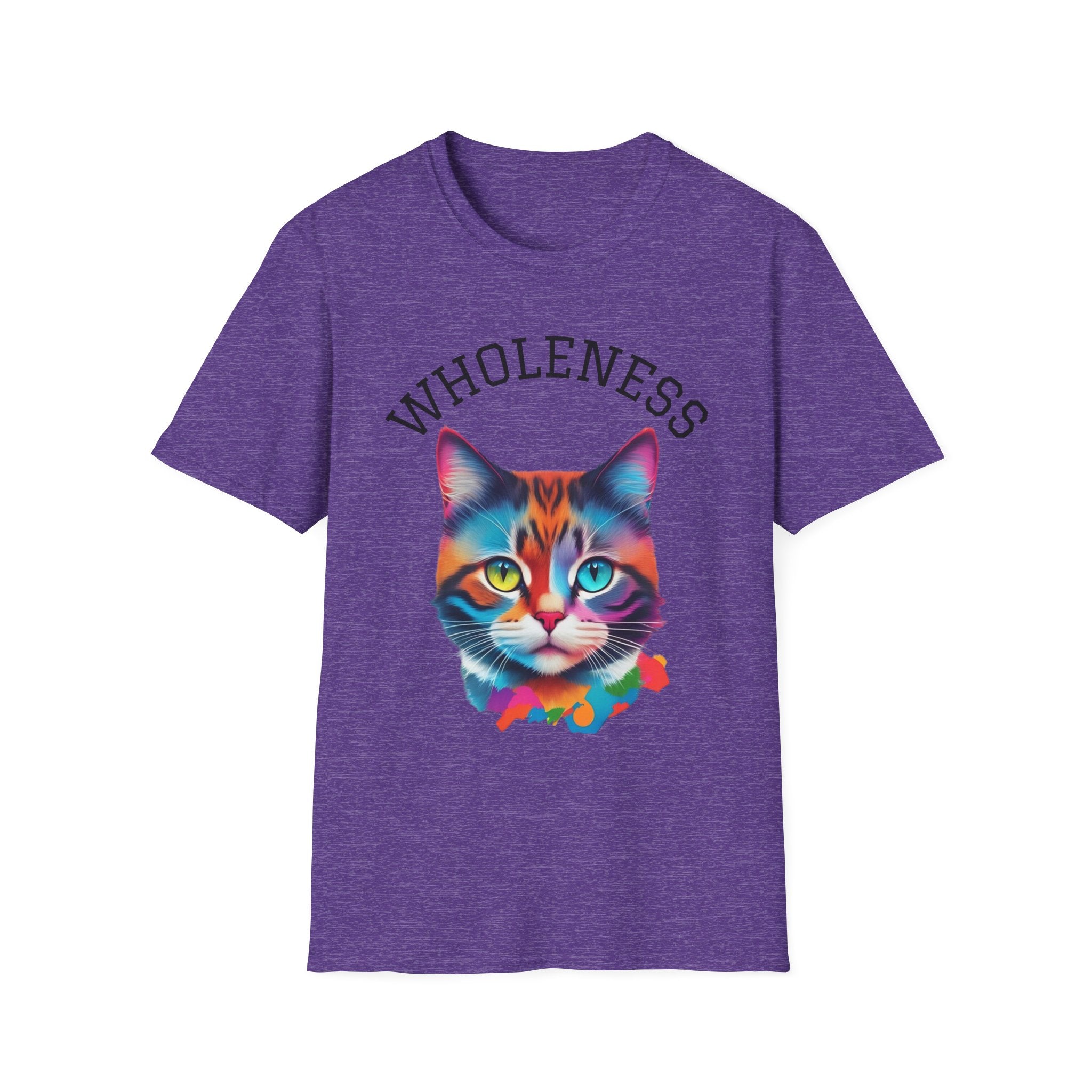 Colorful Cat Wholeness Unisex Softstyle T-Shirt