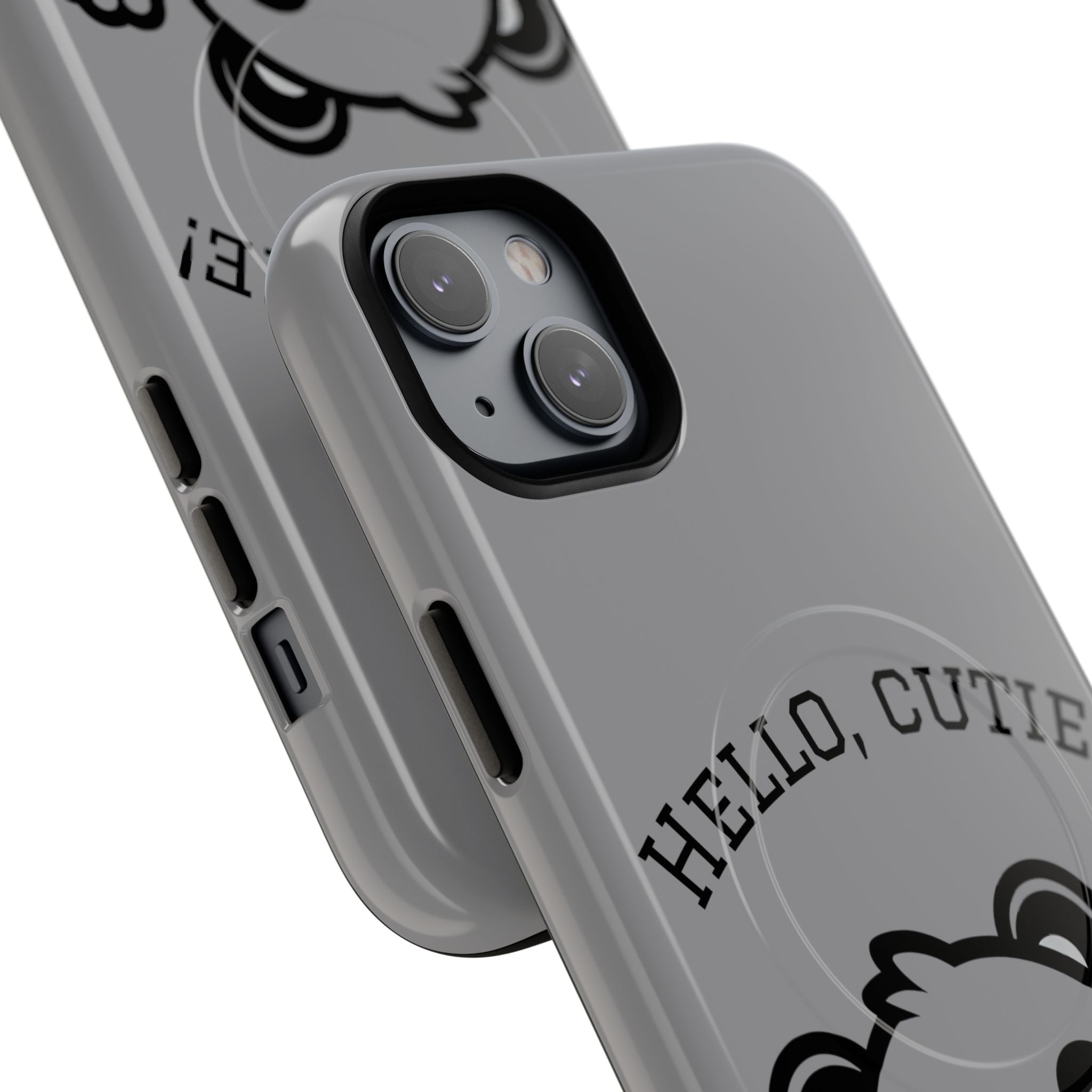 Cute Panda Phone Case, Tough Magnetic Cases for iPhone, Hello Cutie Design, Fun Gift for Kids, Unique Tech Accessories