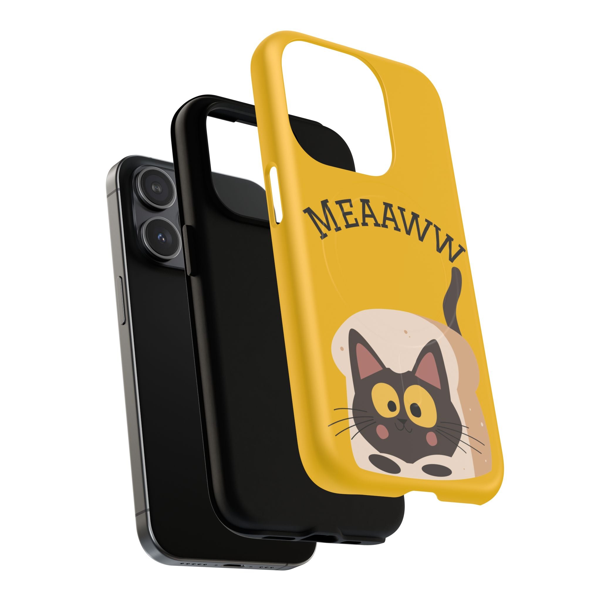 Funny Cat Phone Case for Pet Lovers, Tough Magnetic Cases, Cute Cat Accessory, Gift for Cat Owners, Unique Cat Themed Gift