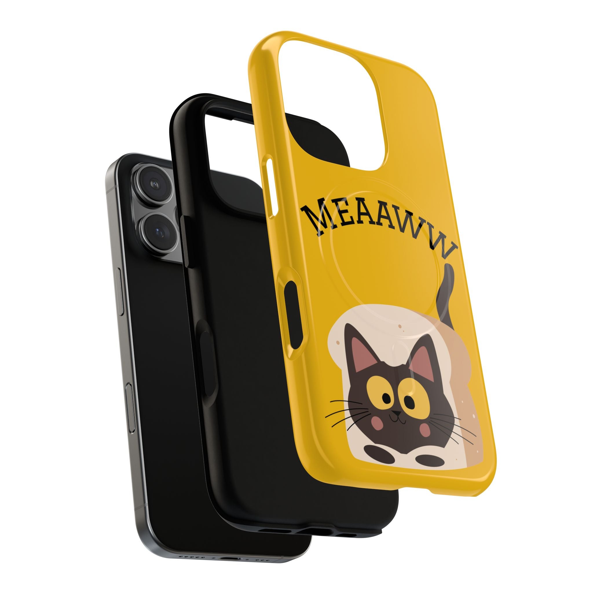 Funny Cat Phone Case for Pet Lovers, Tough Magnetic Cases, Cute Cat Accessory, Gift for Cat Owners, Unique Cat Themed Gift