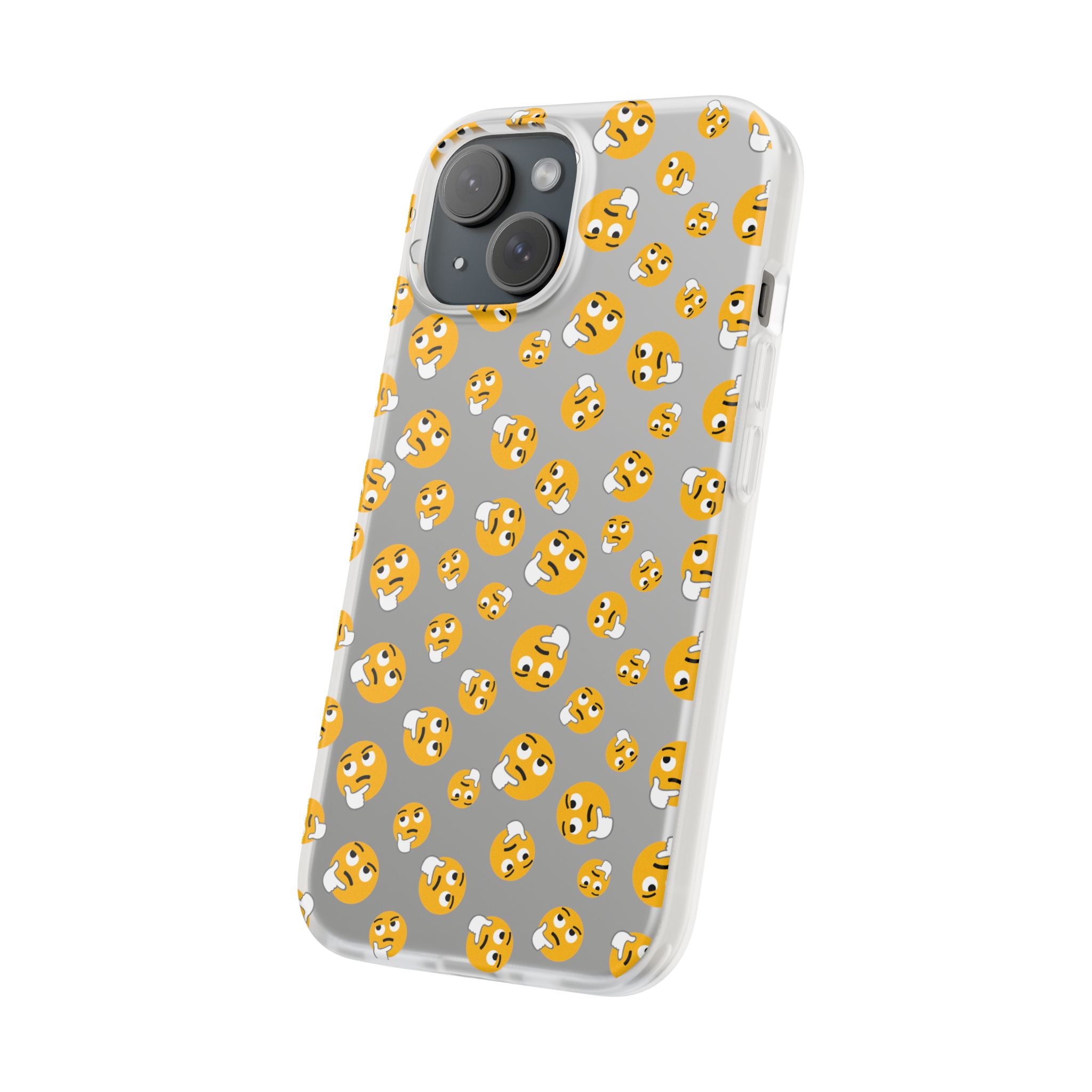 Cheerful Emoji Phone Cases, Cute Flexi Cases for iPhone, Fun Cell Phone Accessories, Gift for Teens, Birthday Party Favor