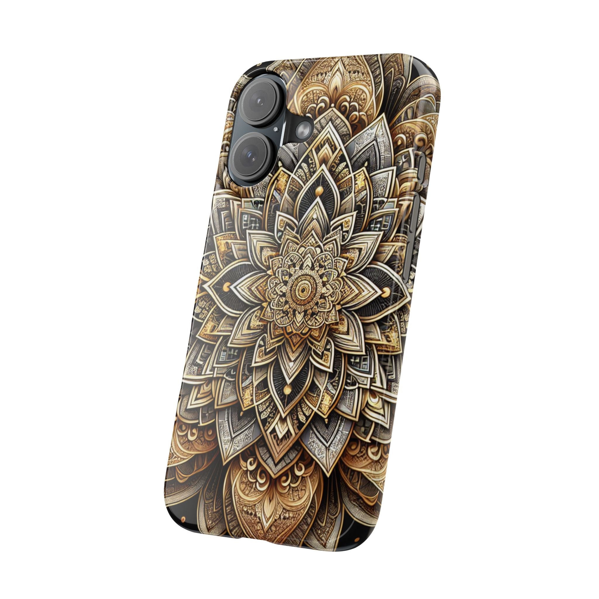 Ornate Mandala Phone Case | Boho Slim Cases for iPhone | Unique Art Gifts | Trendy Phone Accessories | Ideal for Her | Birthday & Holidays