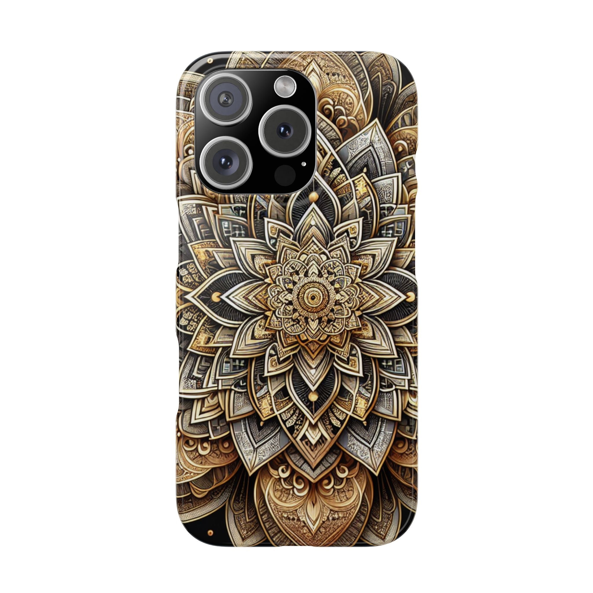 Ornate Mandala Phone Case | Boho Slim Cases for iPhone | Unique Art Gifts | Trendy Phone Accessories | Ideal for Her | Birthday & Holidays