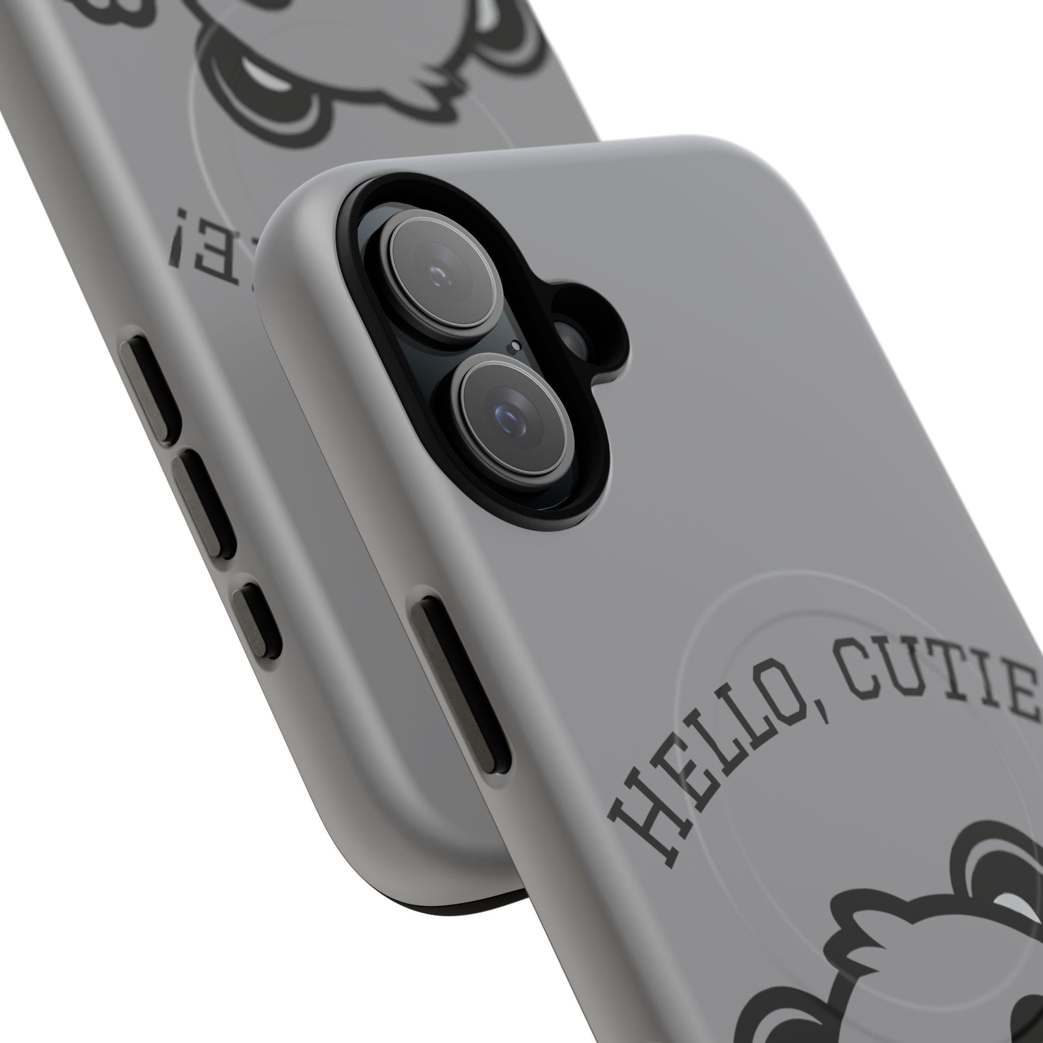 Cute Panda Phone Case, Tough Magnetic Cases for iPhone, Hello Cutie Design, Fun Gift for Kids, Unique Tech Accessories