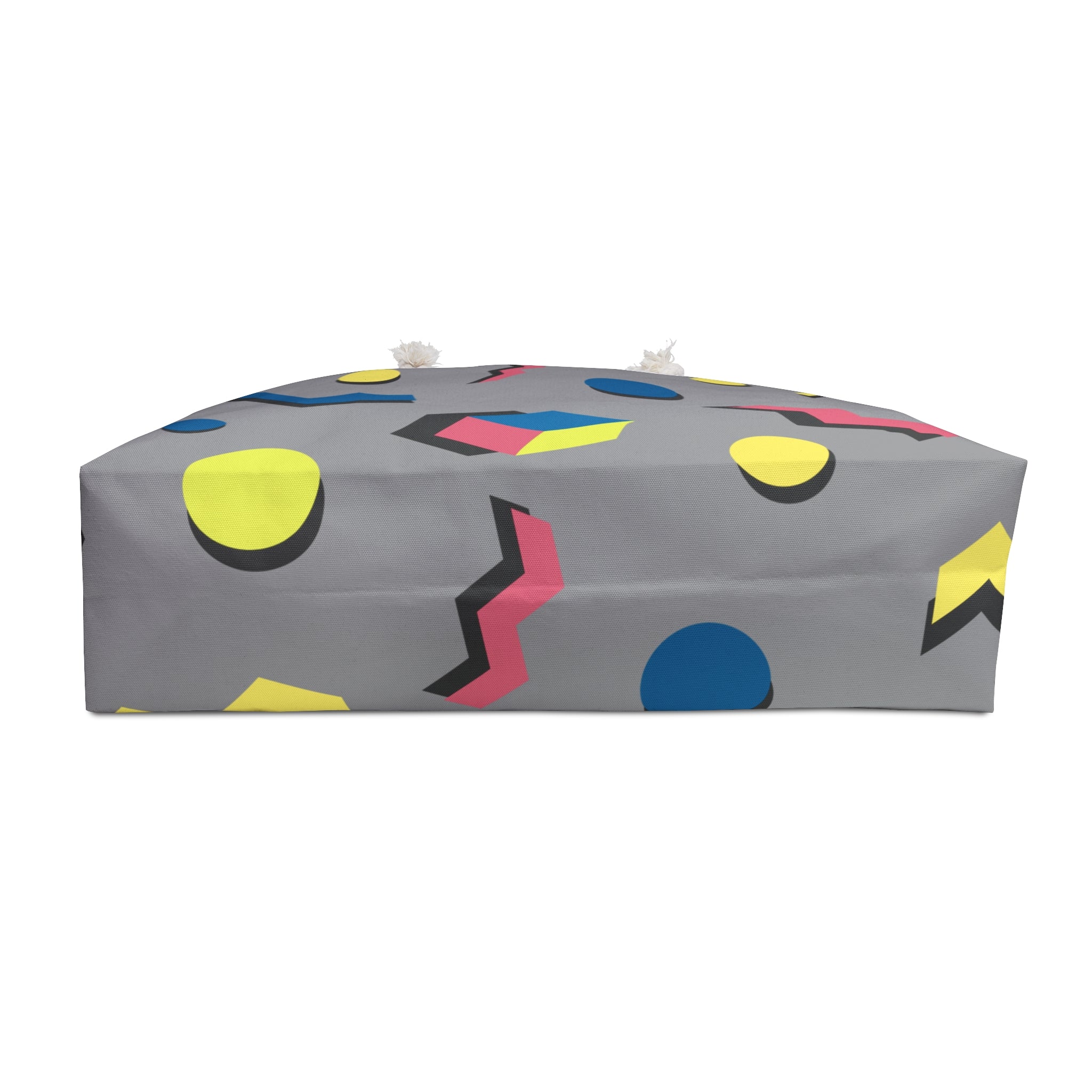Colorful Geometric Weekender Bag, Travel Tote, Overnight Bag, Beach Bag, Gym Bag, Stylish Storage for Weekend Getaways
