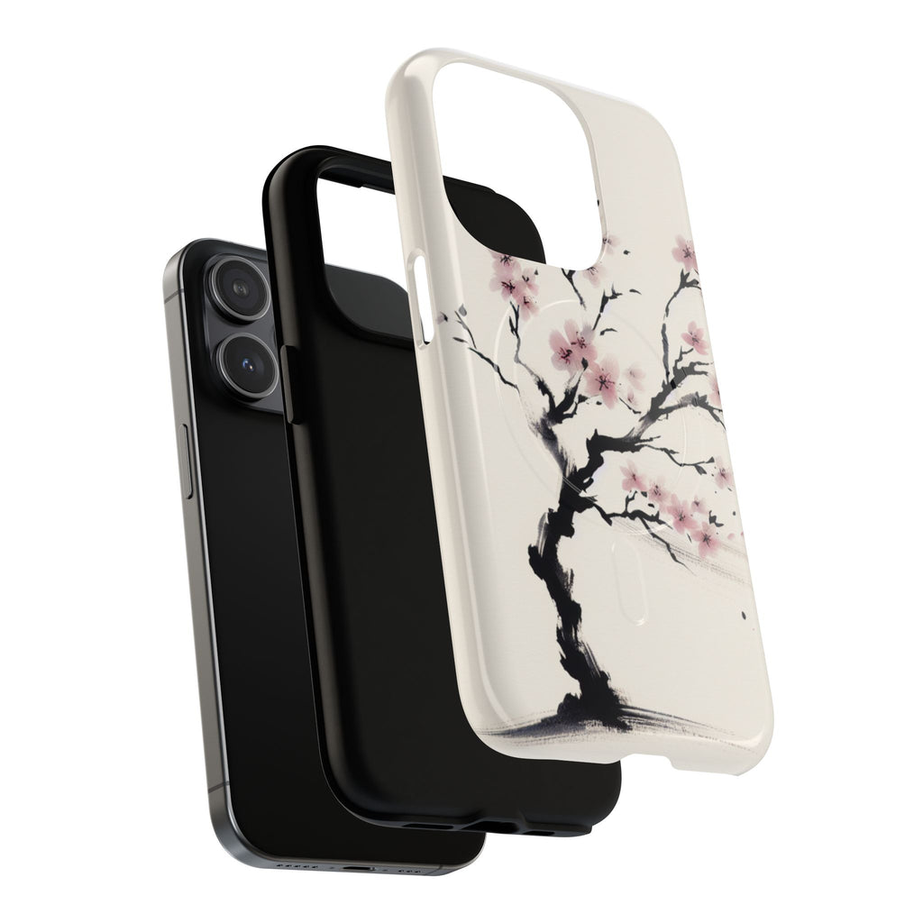 Cherry Blossom Tough Case, Floral Phone Cover, Protective Phone Case, Spring Gift, Unique Cell Phone Case