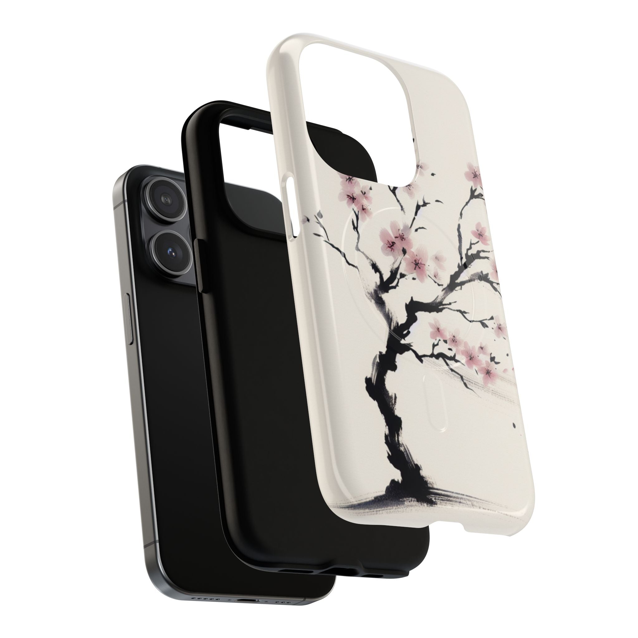 Cherry Blossom Tough Case, Floral Phone Cover, Protective Phone Case, Spring Gift, Unique Cell Phone Case