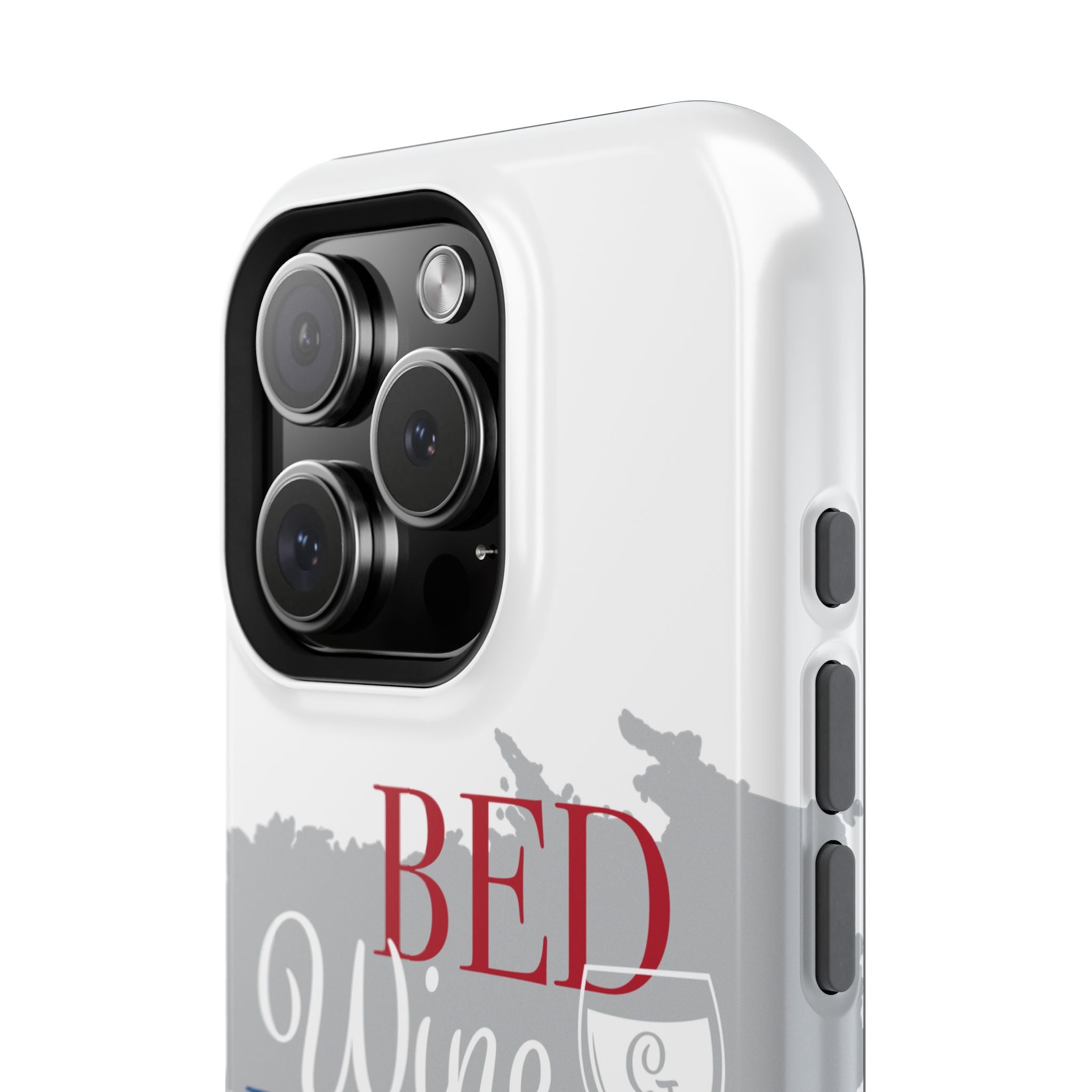 Wine & Blue Phone Case, Impact-Resistant Cellphone Cover, Gift for Wine Lovers, Fun Accessory for Celebrations, Stylish Protection