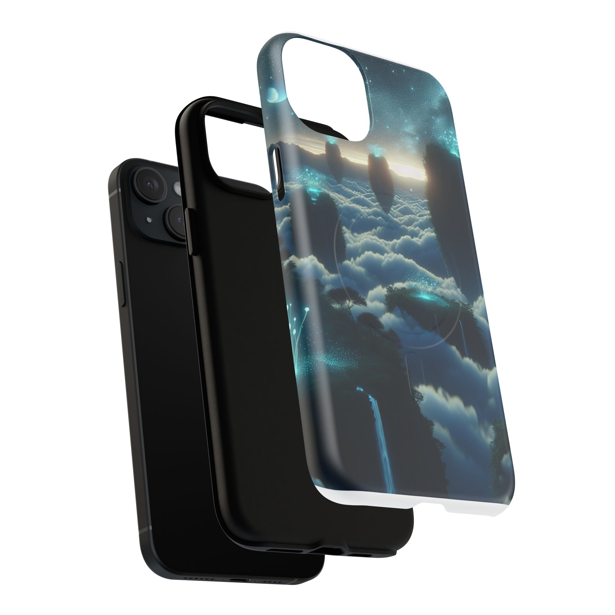 Dreamy Landscape Magnetic Phone Case, Tough Armor Cover, Cosmic Gift, Aesthetic Case for Cell Phones, Unique Phone Accessory