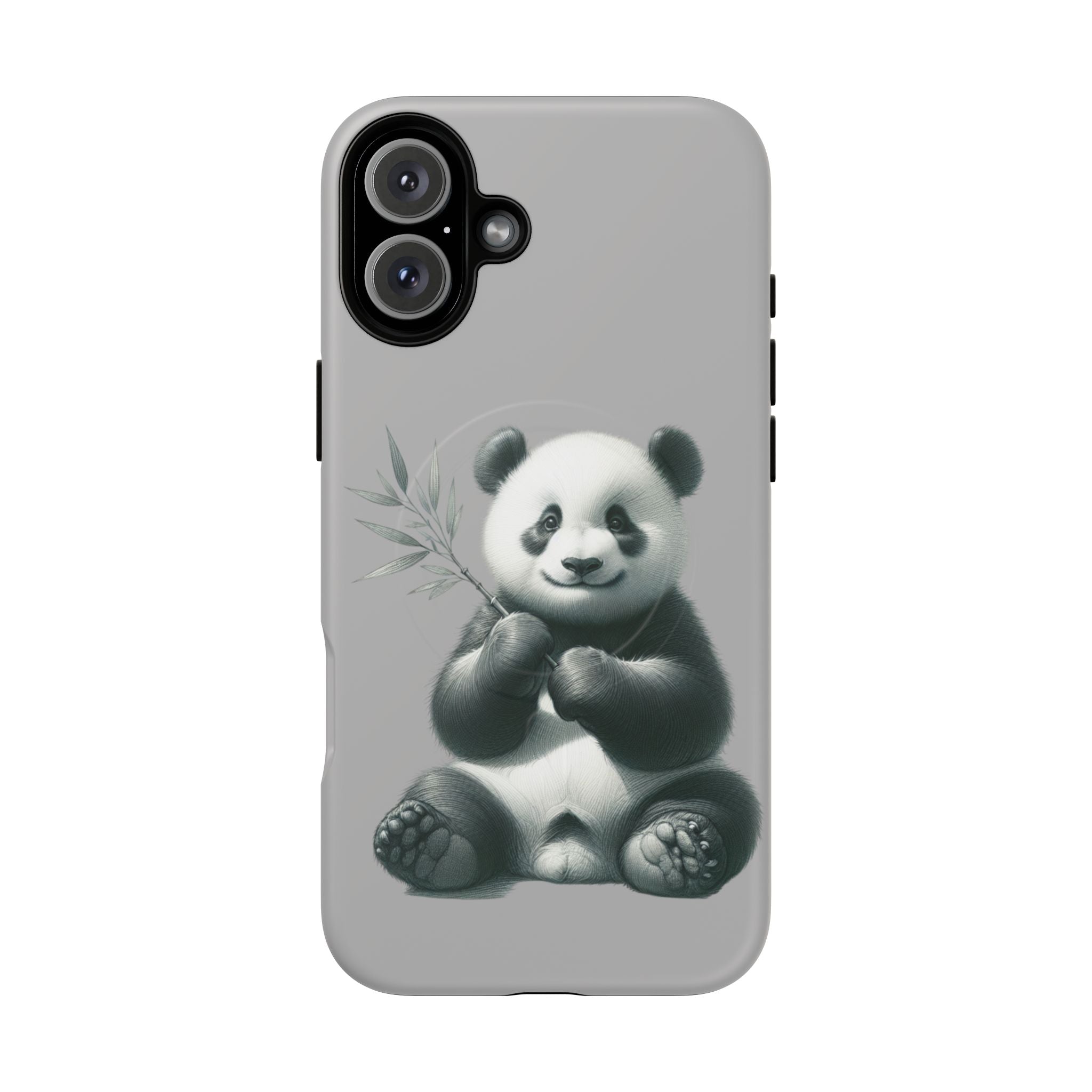 Cute Panda Magnetic Phone Case, Durable Phone Cover, Gift for Animal Lovers, Cute Phone Accessory, Stylish Protection Case
