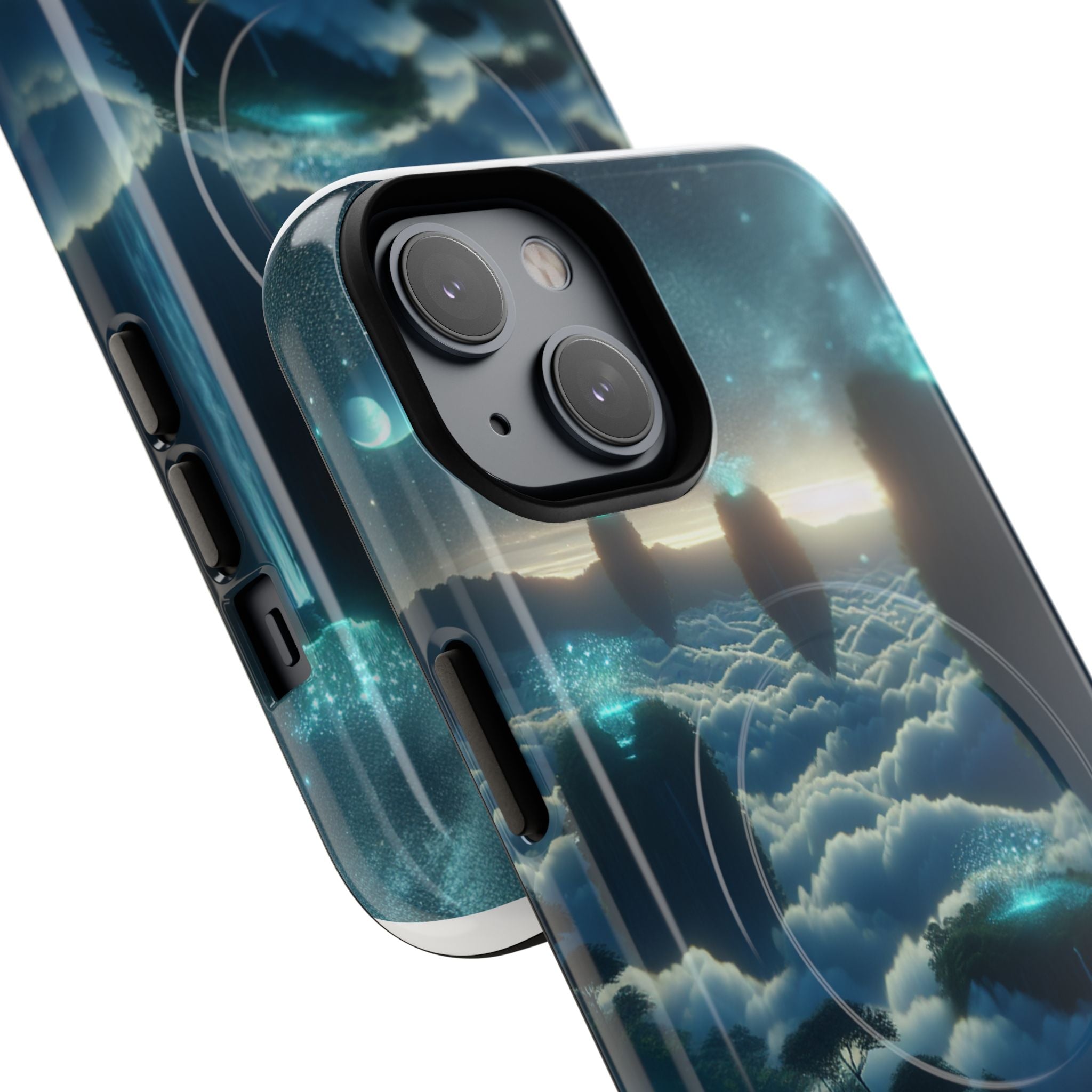 Dreamy Landscape Magnetic Phone Case, Tough Armor Cover, Cosmic Gift, Aesthetic Case for Cell Phones, Unique Phone Accessory