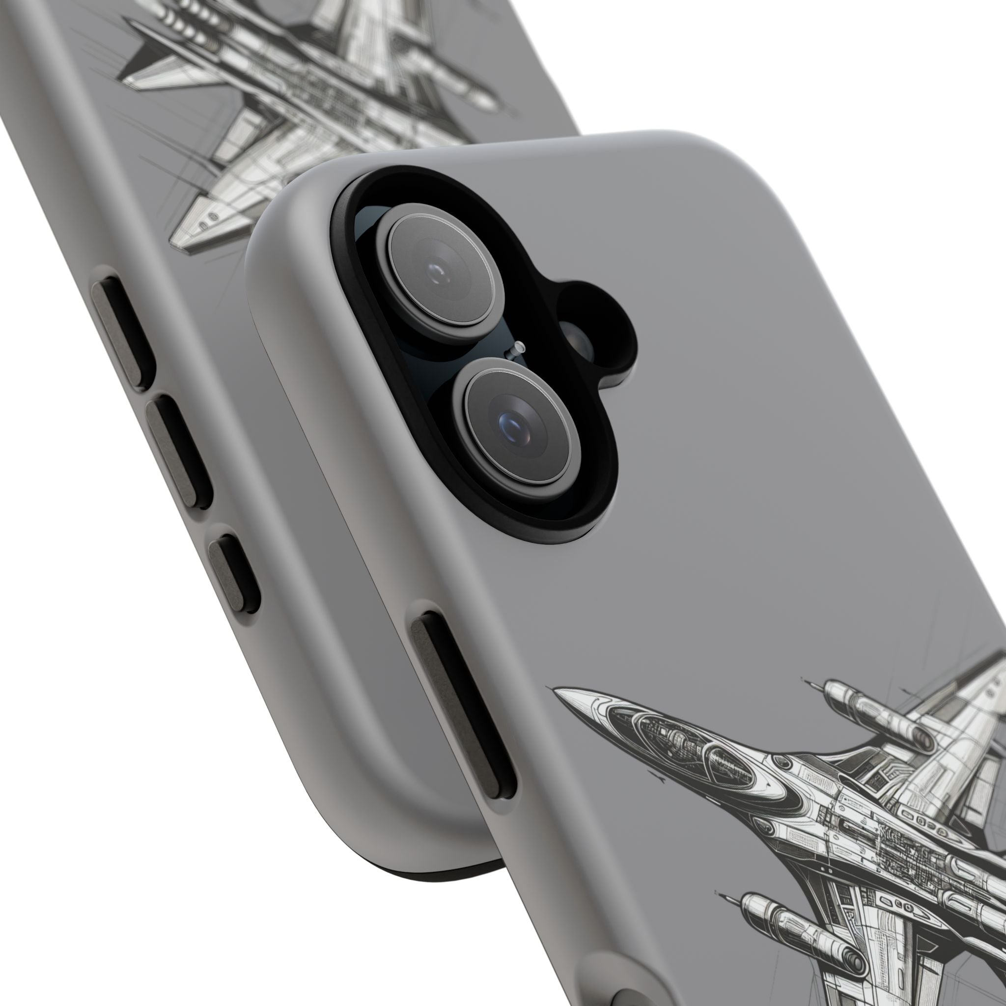 Tough Cases - Airplane Phone Case, Fighter Jet Design, Gift for Aviation Lovers, Durable Protection, Cool Tech Accessories
