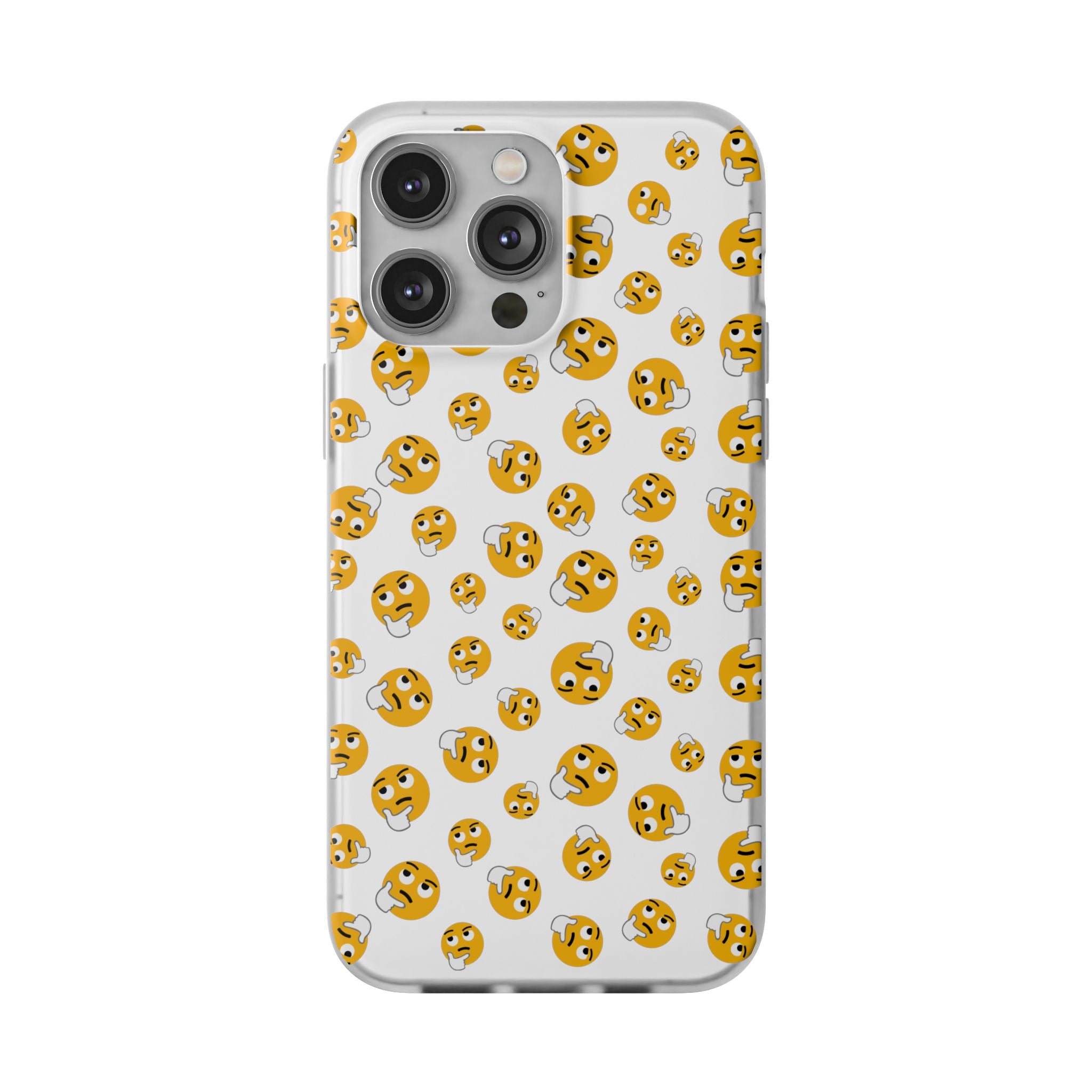 Cheerful Emoji Phone Cases, Cute Flexi Cases for iPhone, Fun Cell Phone Accessories, Gift for Teens, Birthday Party Favor