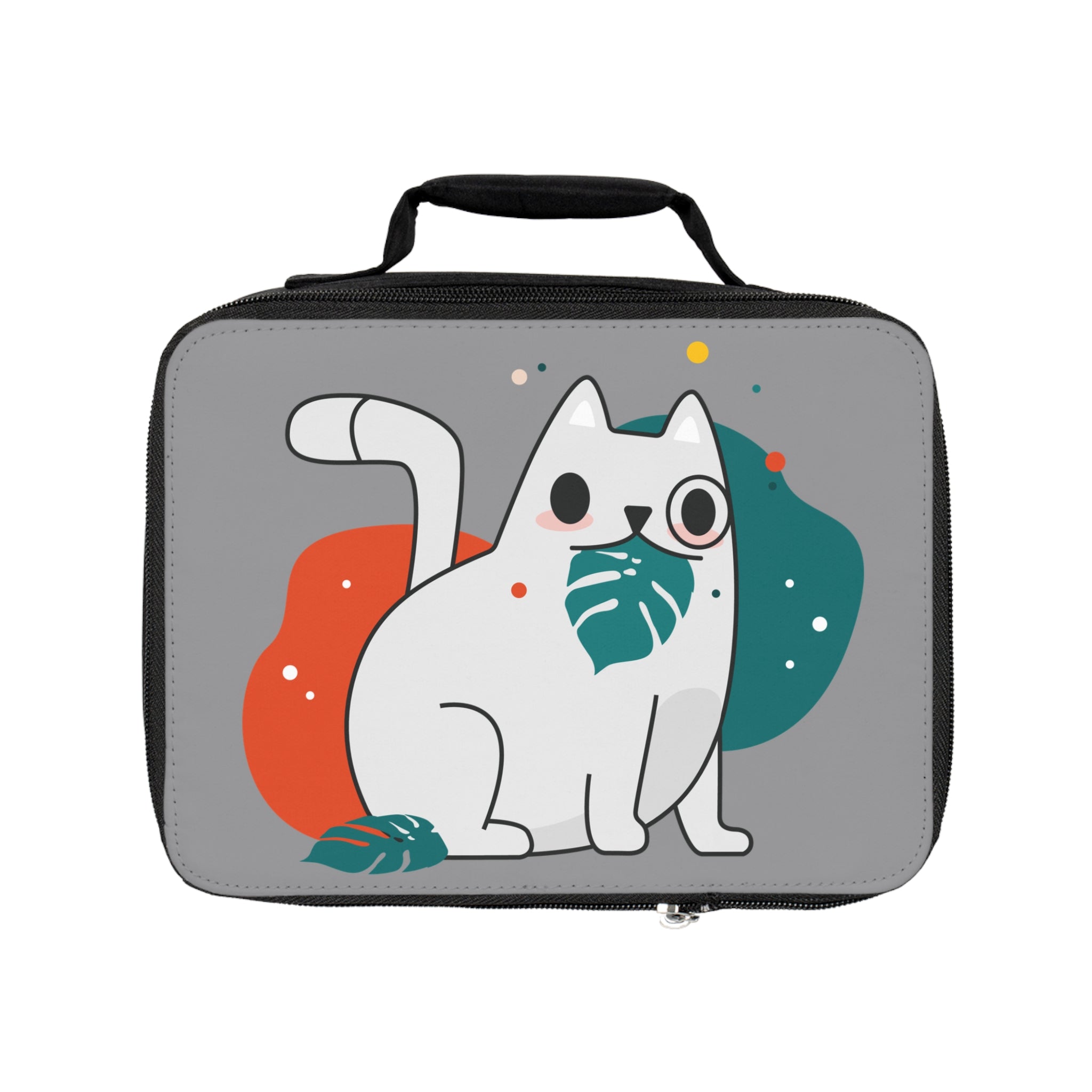 Cute Cat Lunch Bag for Kids, Adorable Cat Insulated Lunchbox, Back to School Accessories, Animal-Themed Gift, Pet Lover Essentials