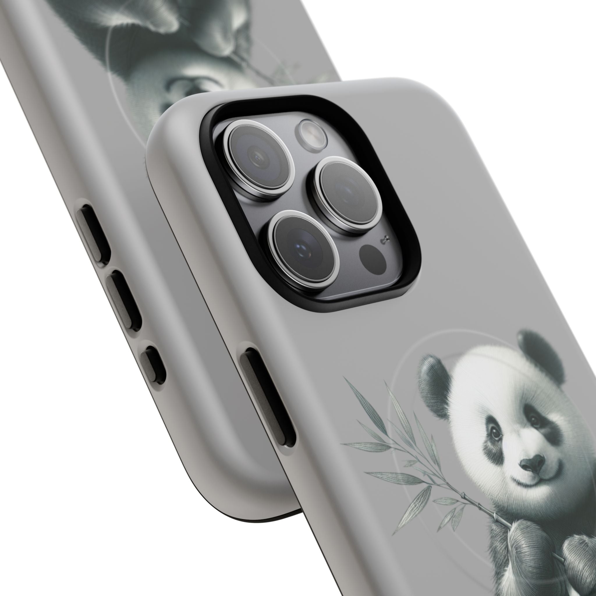 Cute Panda Magnetic Phone Case, Durable Phone Cover, Gift for Animal Lovers, Cute Phone Accessory, Stylish Protection Case