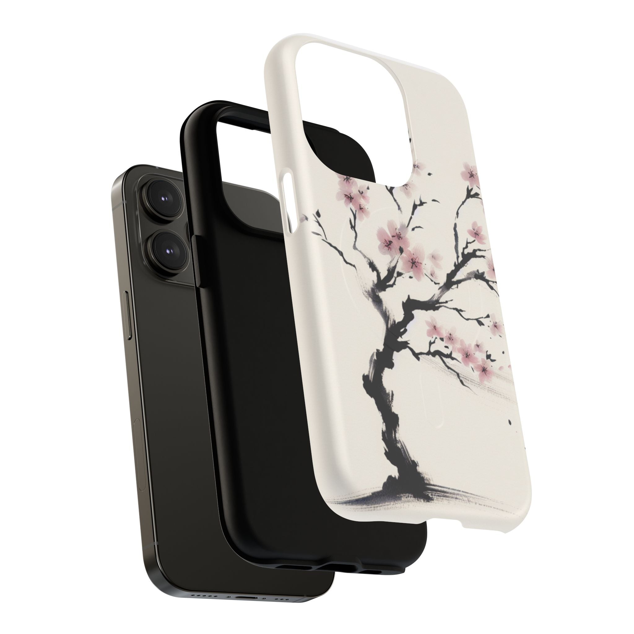 Cherry Blossom Tough Case, Floral Phone Cover, Protective Phone Case, Spring Gift, Unique Cell Phone Case