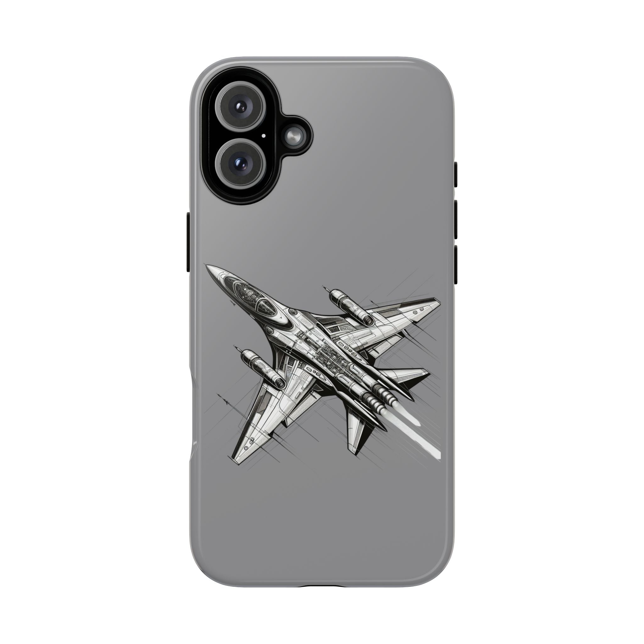 Tough Cases - Airplane Phone Case, Fighter Jet Design, Gift for Aviation Lovers, Durable Protection, Cool Tech Accessories