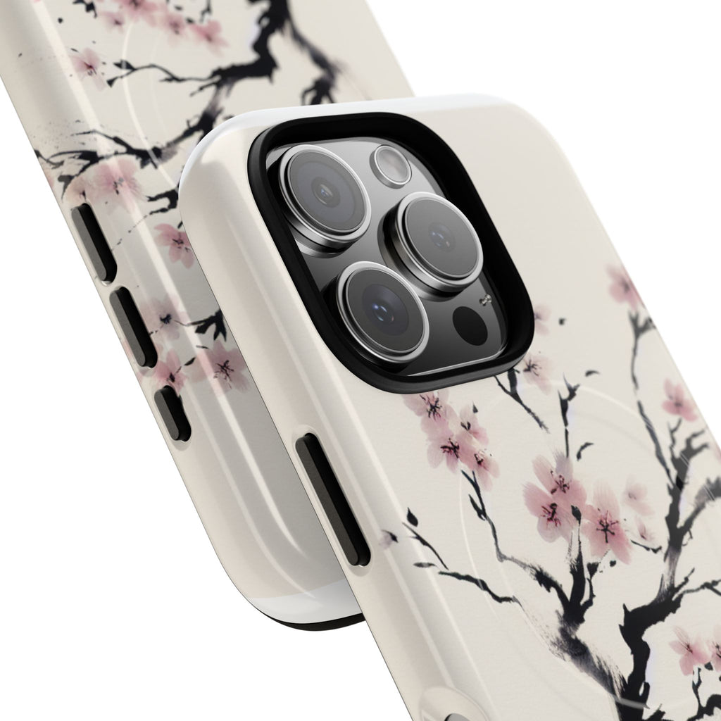 Cherry Blossom Tough Case, Floral Phone Cover, Protective Phone Case, Spring Gift, Unique Cell Phone Case
