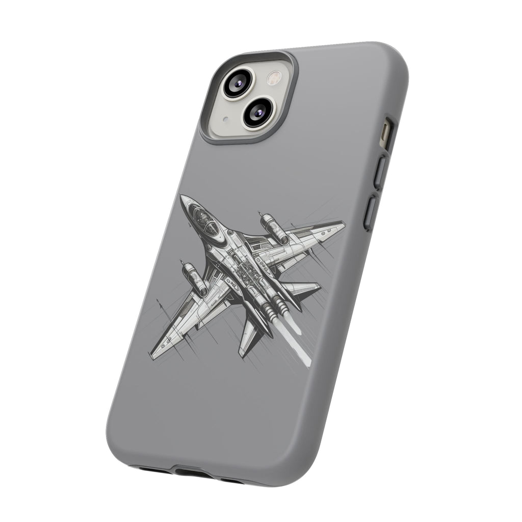 Tough Cases - Airplane Phone Case, Fighter Jet Design, Gift for Aviation Lovers, Durable Protection, Cool Tech Accessories